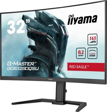 Iiyama GCB3280QSU-B1 Curved-Gaming-LED-Monitor (80 cm/32 ", 2560 x 1440 px, WQHD, 0,2 ms Reaktionszeit, 165 Hz, VA LED)