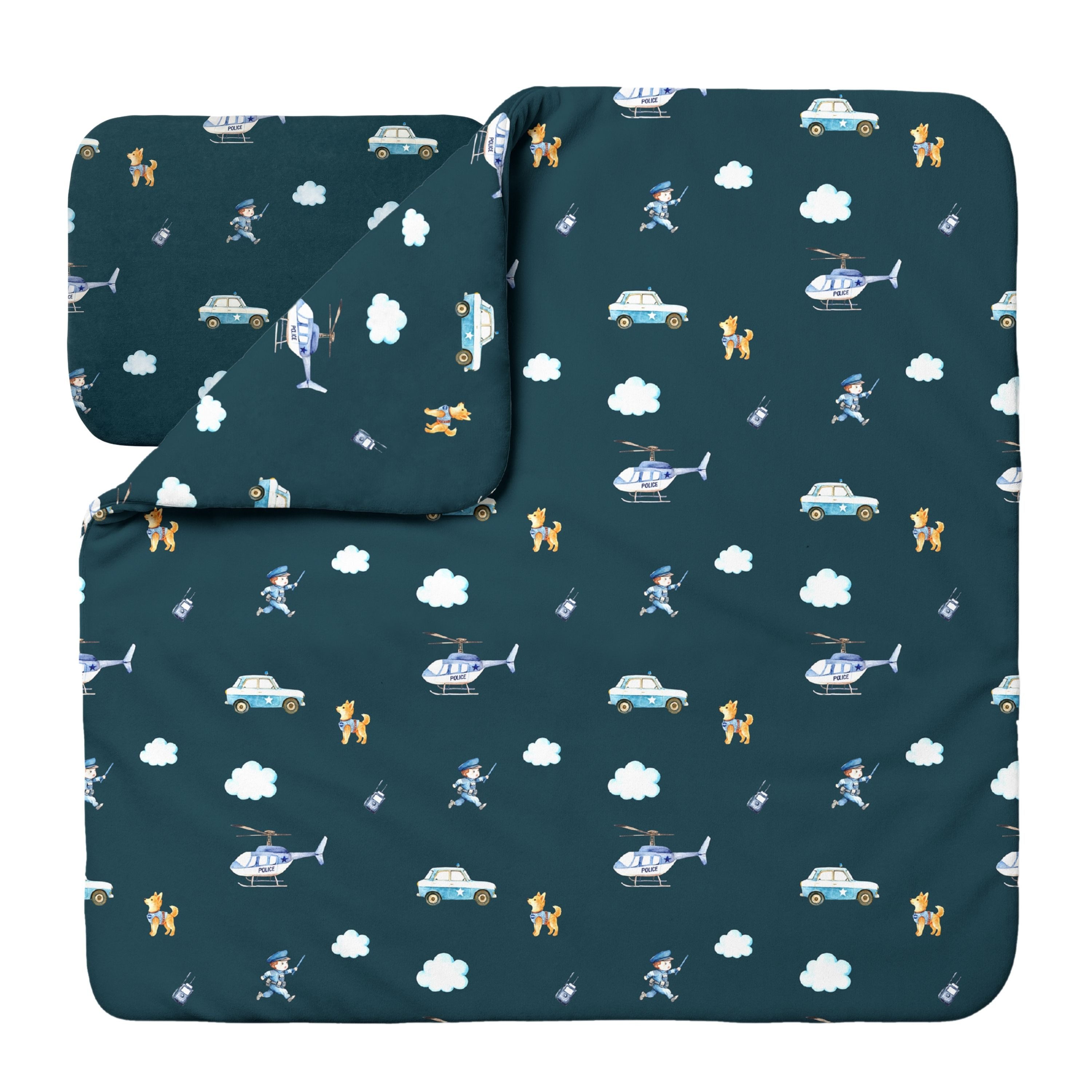 Waldin Babybettwäsche Baby Decke und Kissen Set ohne Bezug, Hypoallergen, 100% Bambus, 2 teilig, Hypoallergen