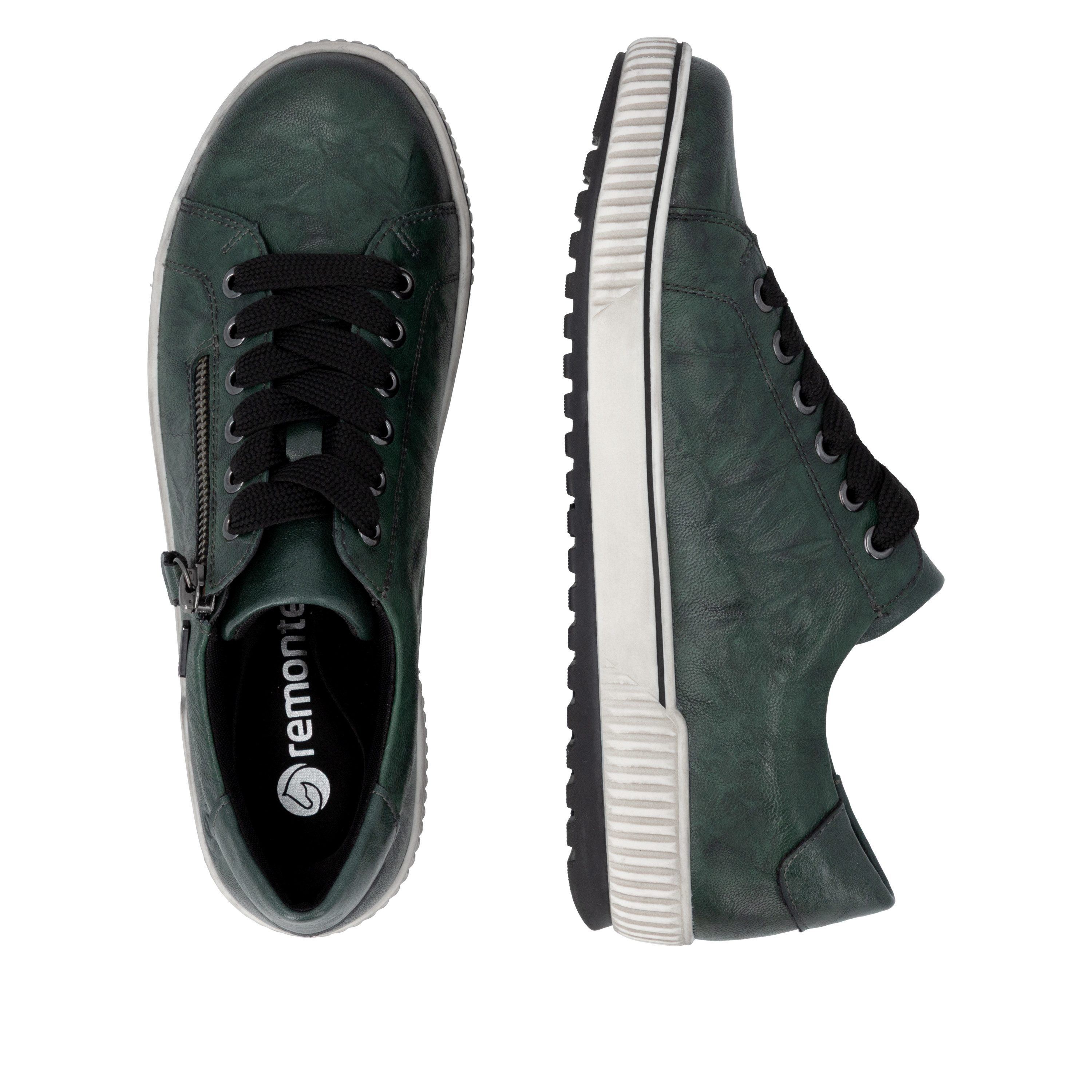 Remonte Sneaker Schnürschuh, Halbschuh, Freizeitsneaker mit Reißverschluss, TEX