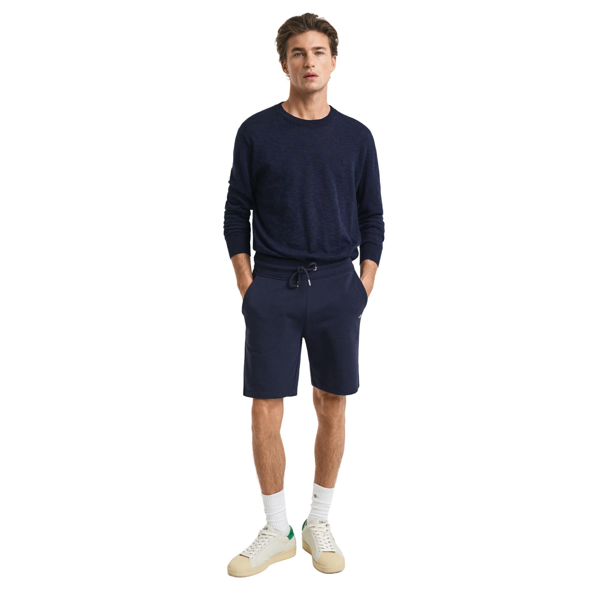 Gant Sweatshorts Herren Bermuda-Shorts Baumwolle