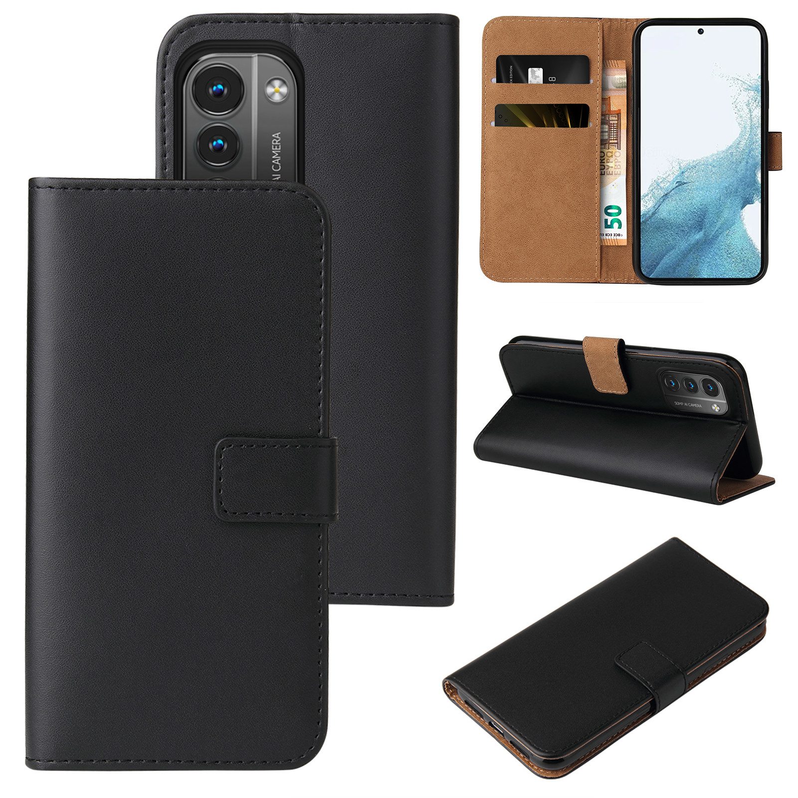 Tec-Expert Handyhülle Klapp Hülle für Nokia G21 / G11 6.5 Zoll, 6.5, Flip Case für Nokia G21 / G11