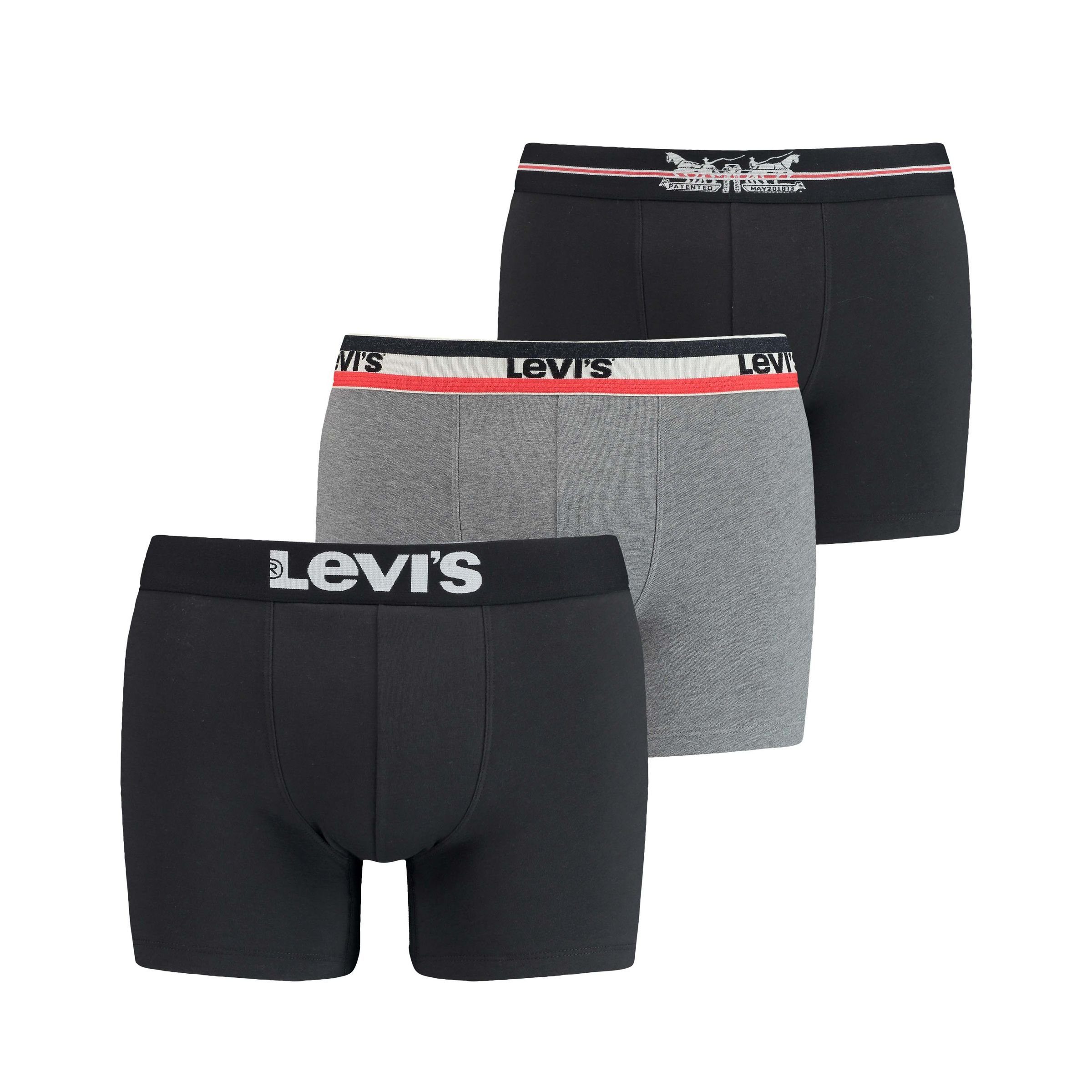 Levi's® Boxershorts LEVIS LOGO Boxer 3P Men Giftbox Brief (3-St)