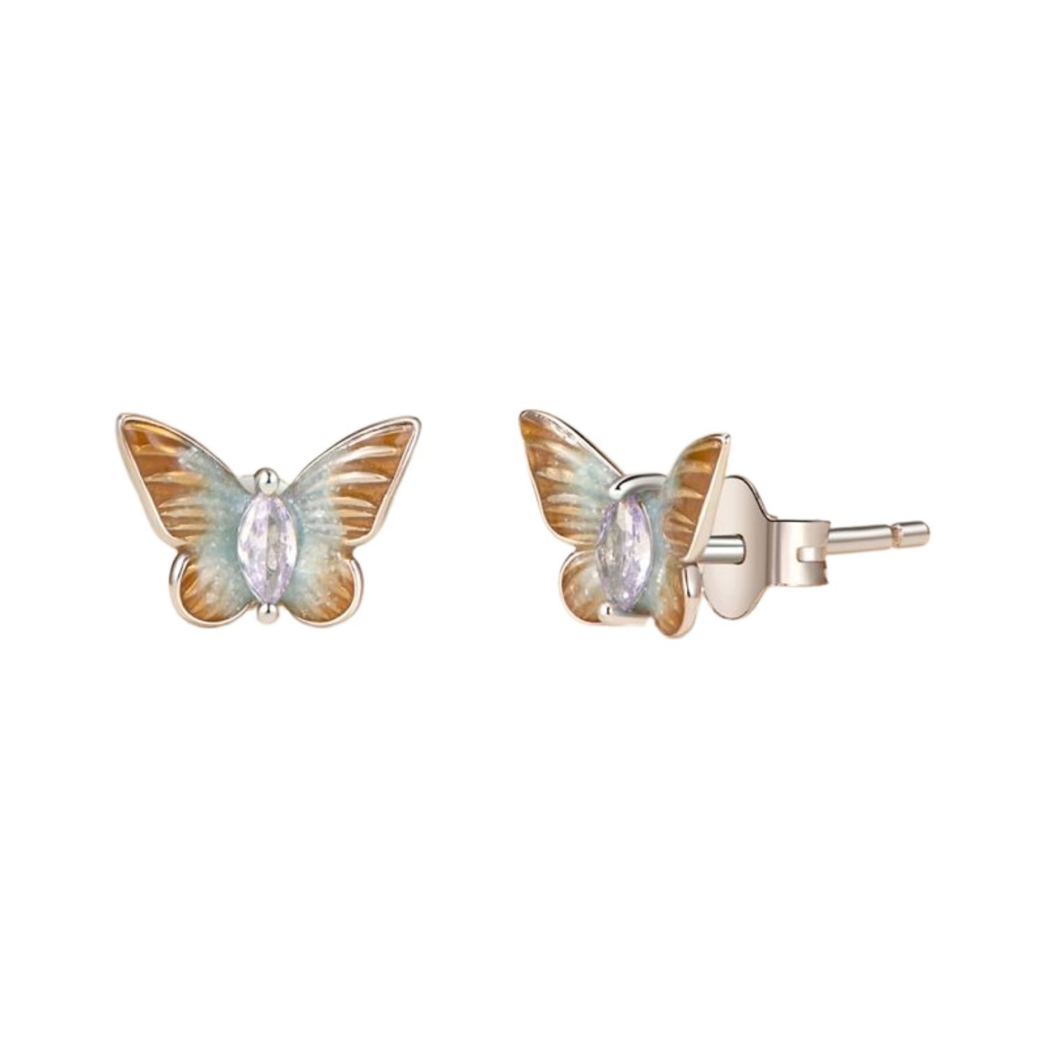 Ohrring-Set Gnoce Ohrstecker Schmetterling IAE154