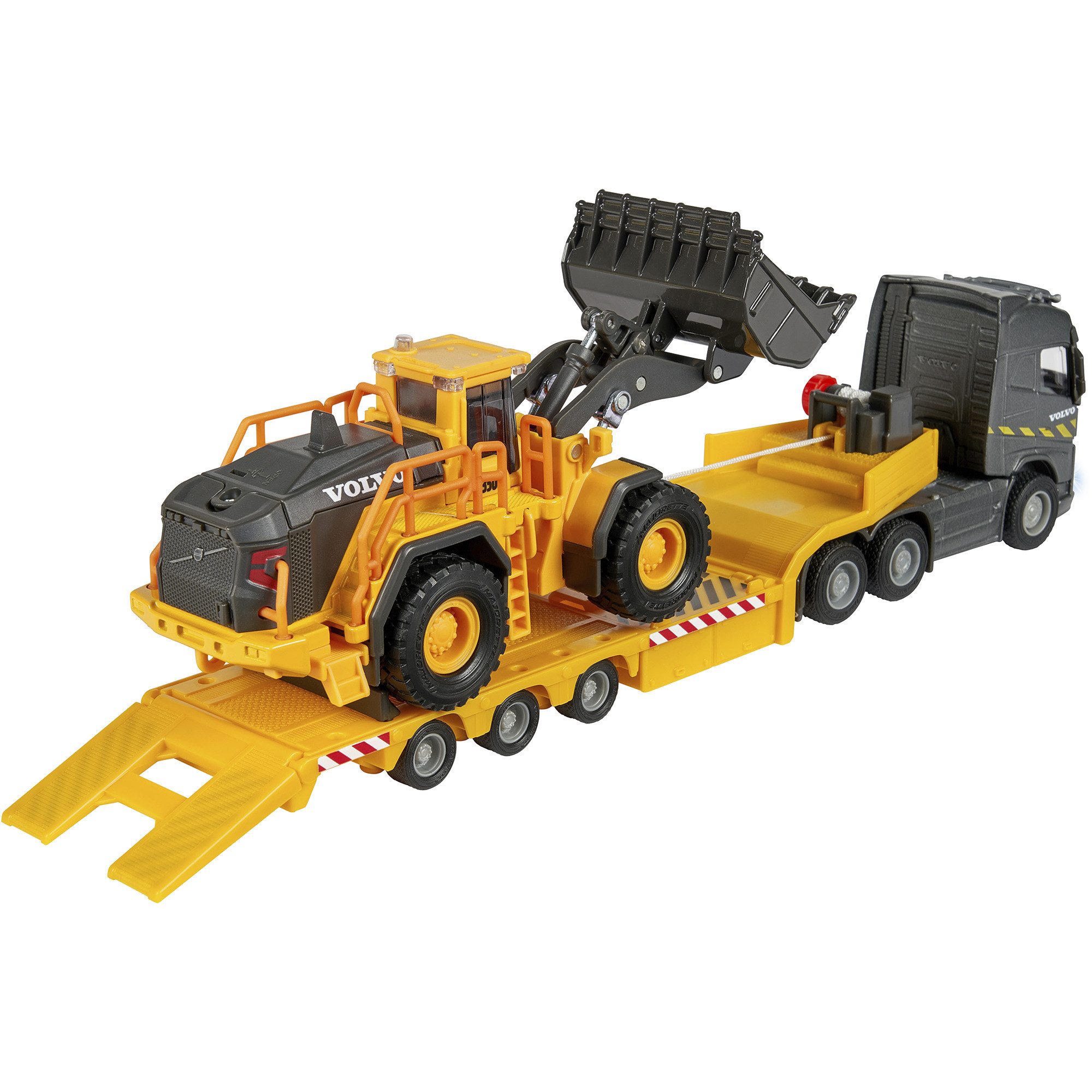 majORETTE Spielzeug-LKW Majorette Volvo FH16 Truck + Wheel Loader