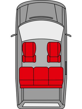 WALSER Autositzbezug Walser Gurtpolster Modulo 2 Stück 2-teilig