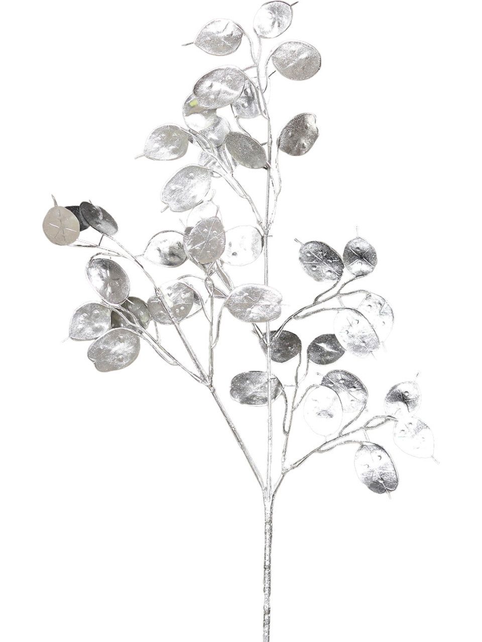 DPI Weihnachtsfigur DPI Lunariazweig mit Glitzer silber 67 cm