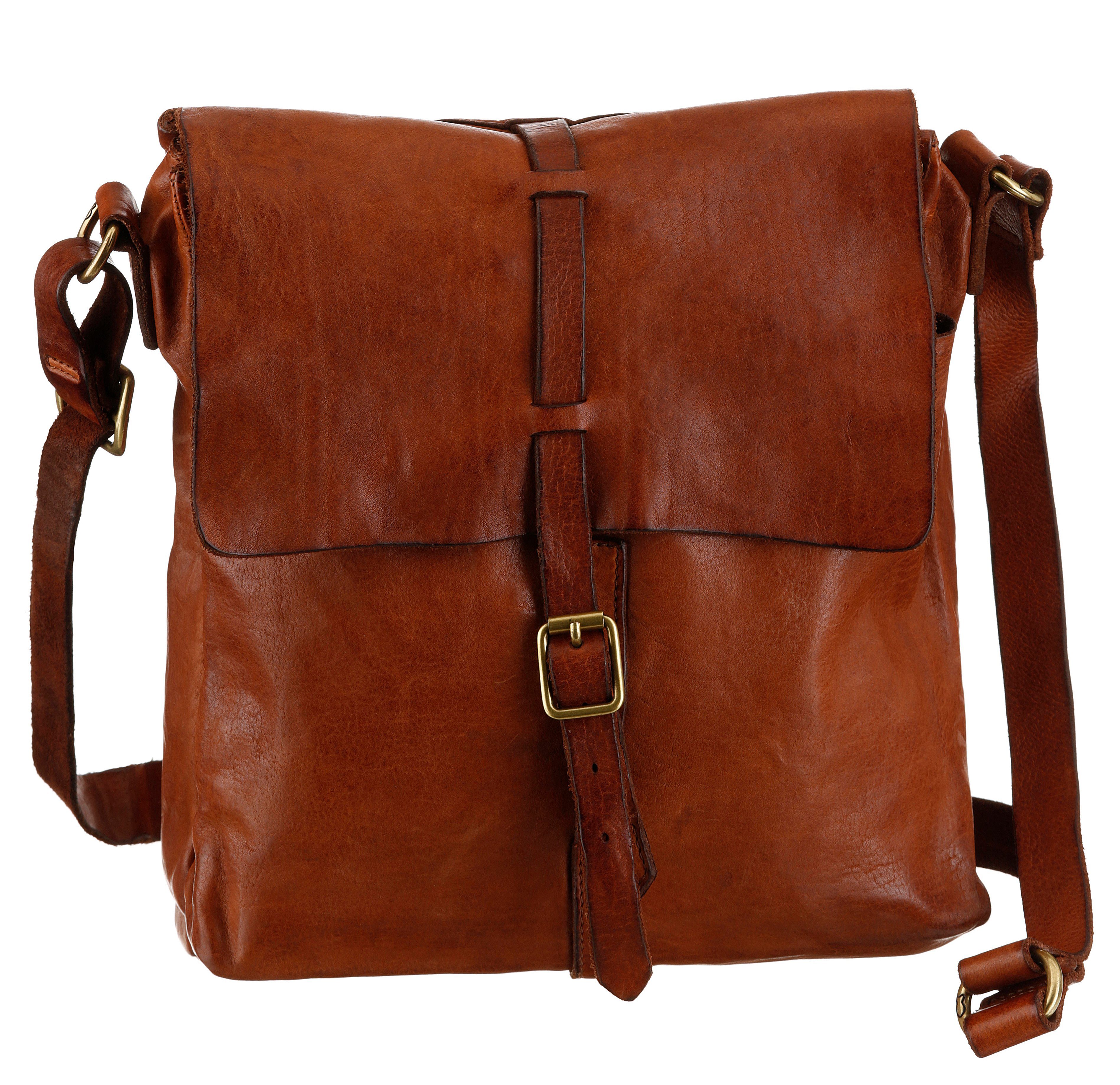 Campomaggi Umhängetasche »leather Bag«, aus hochwertigem Leder im