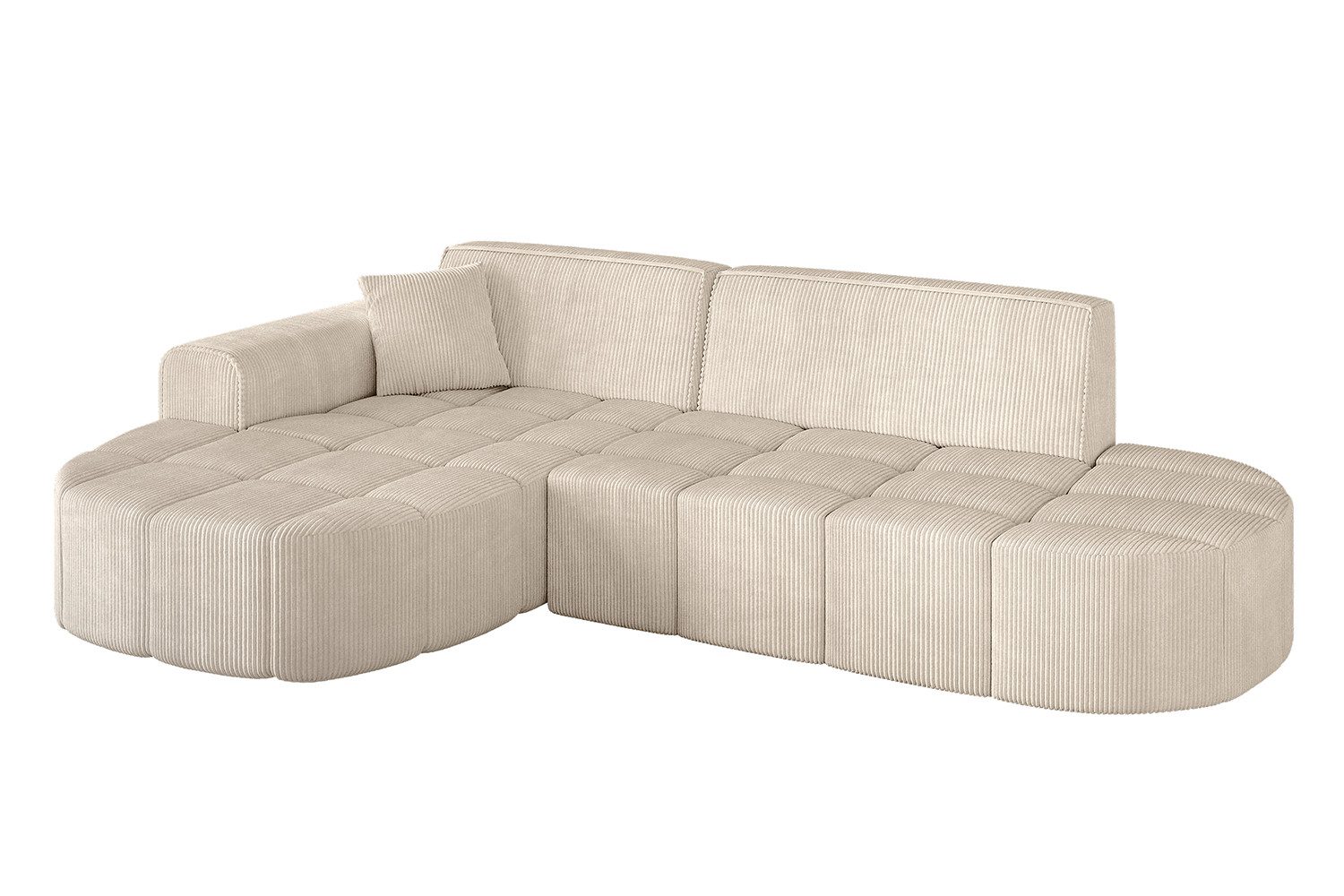 ALTDECOR Ecksofa Livo-L1, Sofa Praktische Bequeme Funktionsecke Couch L-Form Eckcouch, Corner Sofa L-Form Vielseitige Sofa Wohnlandschaft Wohnzimmer