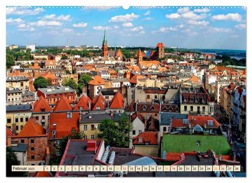 CALVENDO Wandkalender Reise durch Polen – Städte (Premium, hochwertiger DIN A2 Wandkalender 2023, Kunstdruck in Hochglanz)