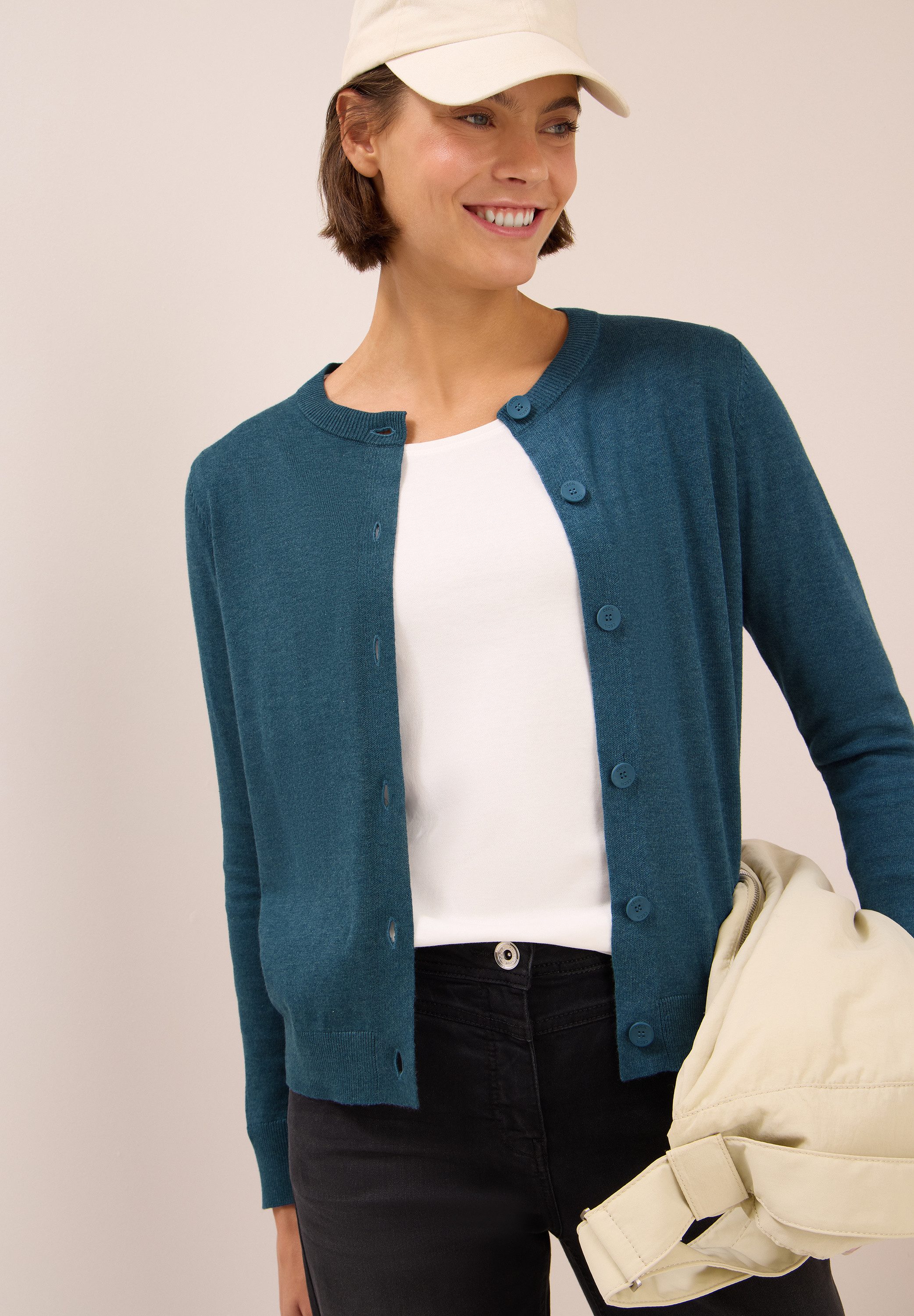 CECIL Strickjacke mit Knopfleiste günstig online kaufen