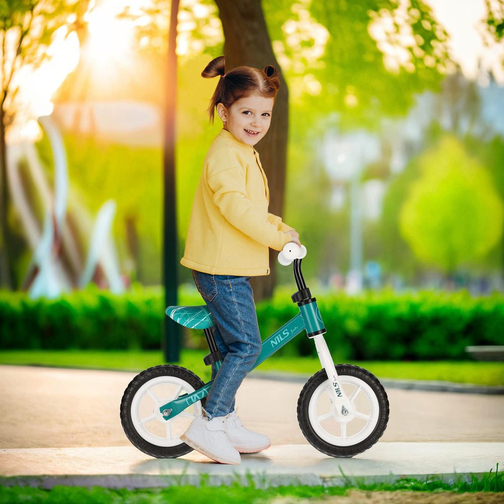 NILS FUN Laufrad Kinder Laufhilfe 10 Zoll, ABEC-5-Lager ermöglichen müheloses Rollen mit geringer Reibung