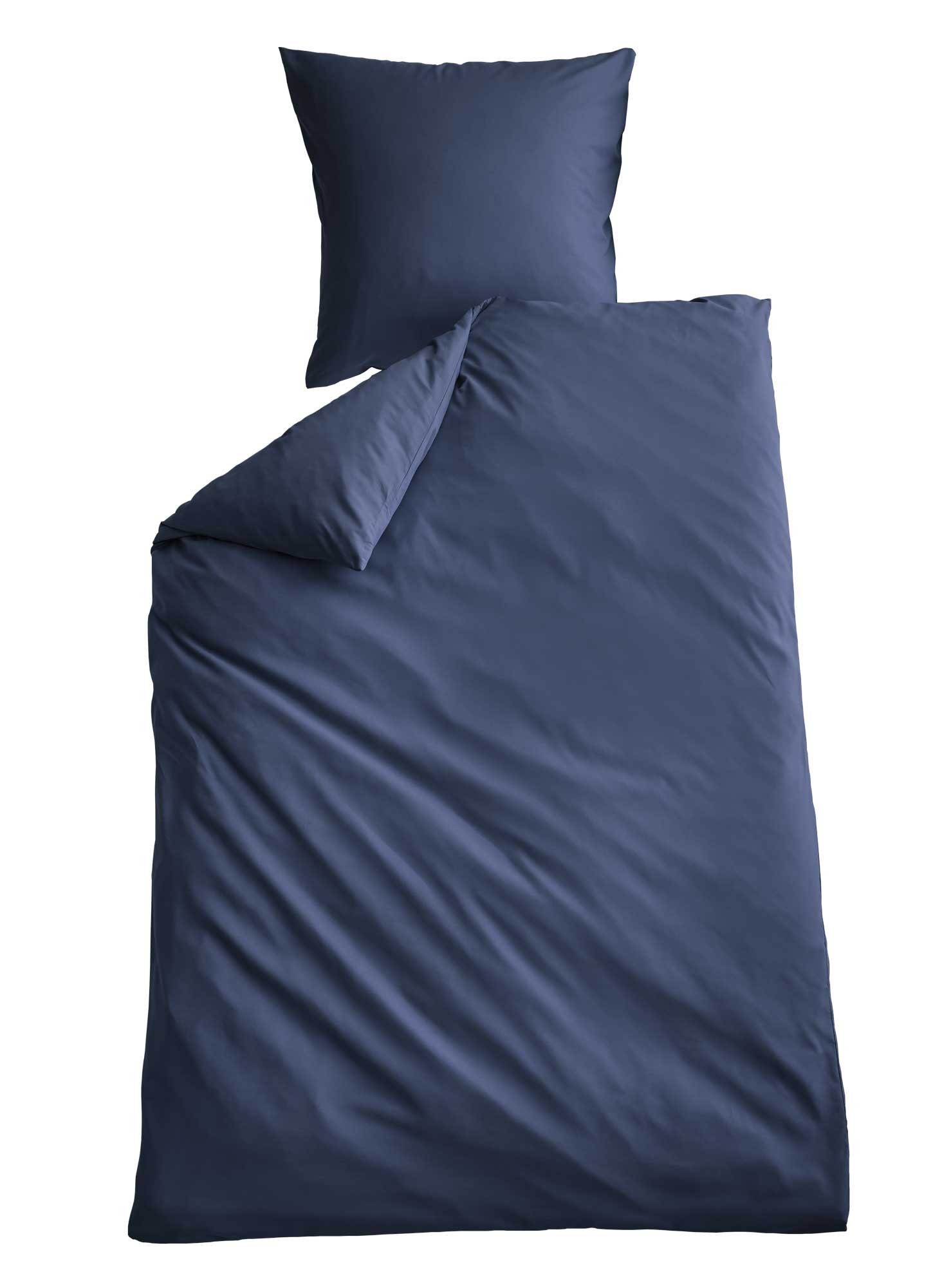 Shangrila Wendebettwäsche, Microsatin, 2 teilig, Microsatin 1 Bettbezug 1 Kissenbezug Pflegeleicht Atmungsaktiv 202090