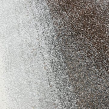 Teppich Moderner Dielen Teppich mit abstraktem Muster in grau-silber, Teppich-Traum, rechteckig, Höhe: 13 mm