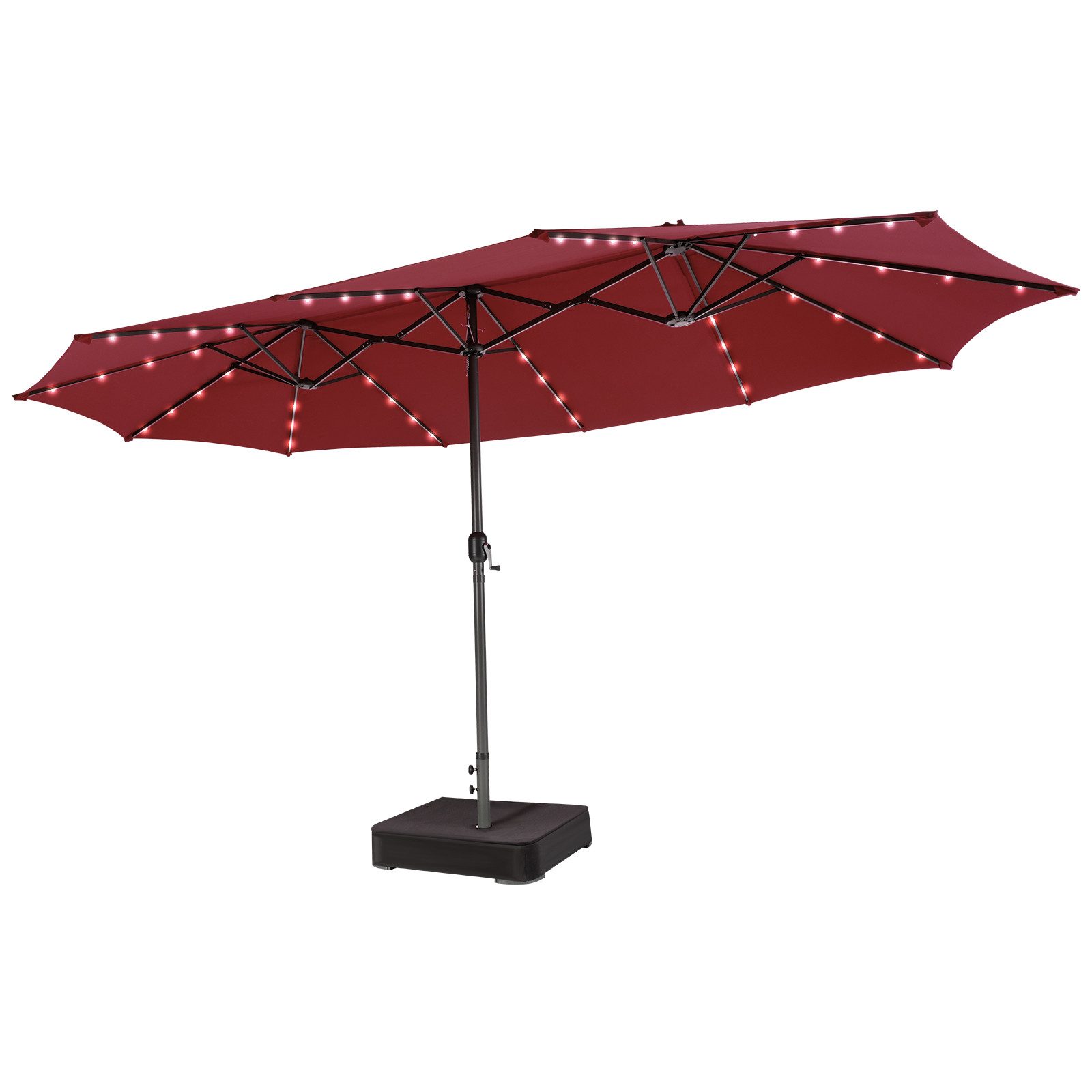 COSTWAY Sonnenschirm, 450 x 260 cm, günstig online kaufen