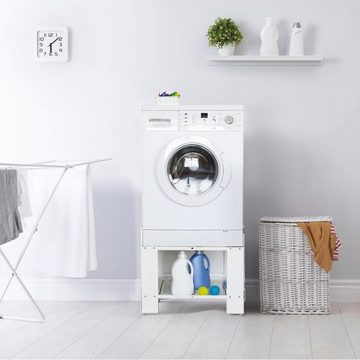 DM-Handel Waschmaschinenuntergestell für Waschmaschine Trockner Kühlschränke, Zubehör für Waschmaschinen, Kühlschränke, Trockner, 175 kg Tragfähigkeit