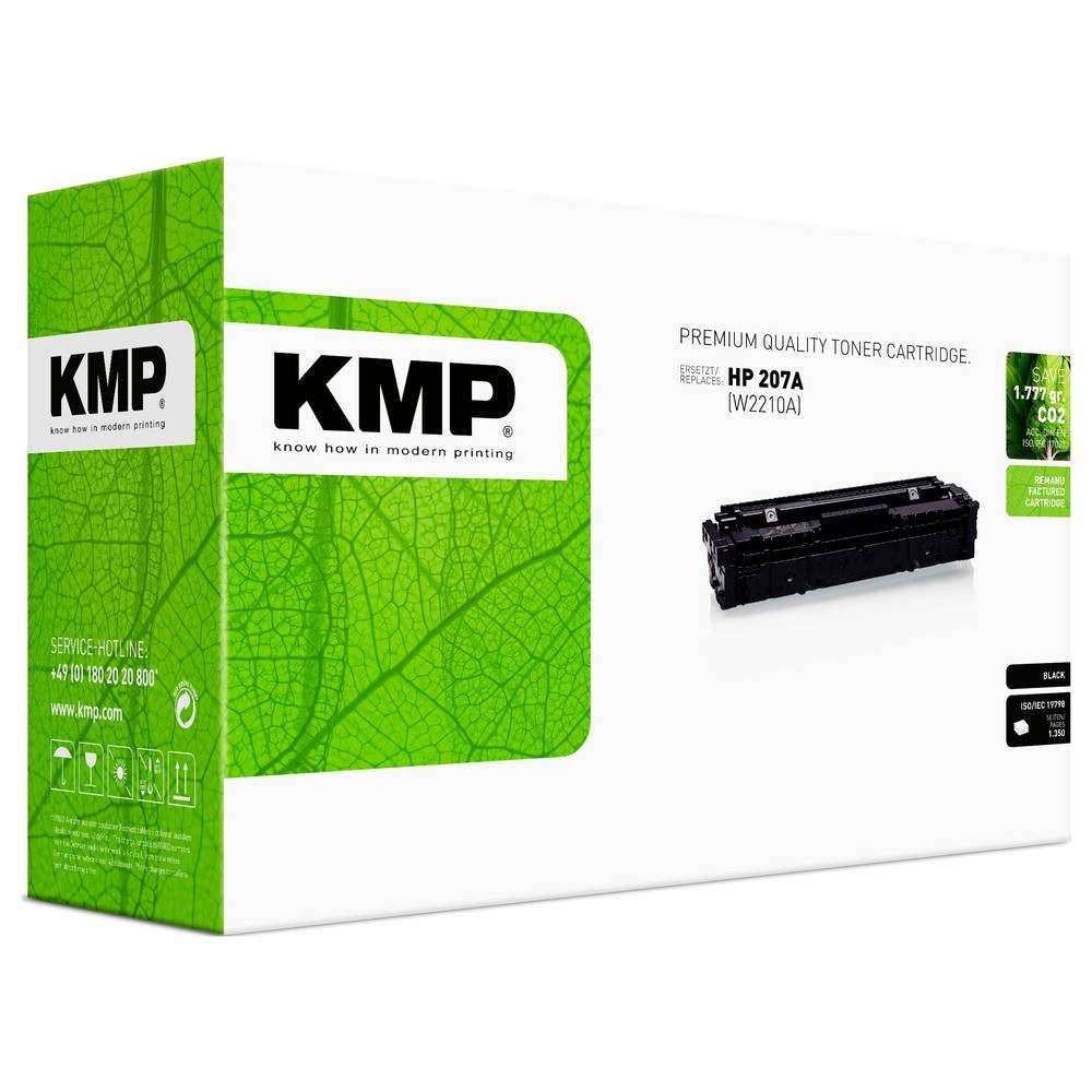 KMP Tonerpatrone Toner ersetzt HP 207A (W2210A) Kompatibel Schwarz 1350 Seiten