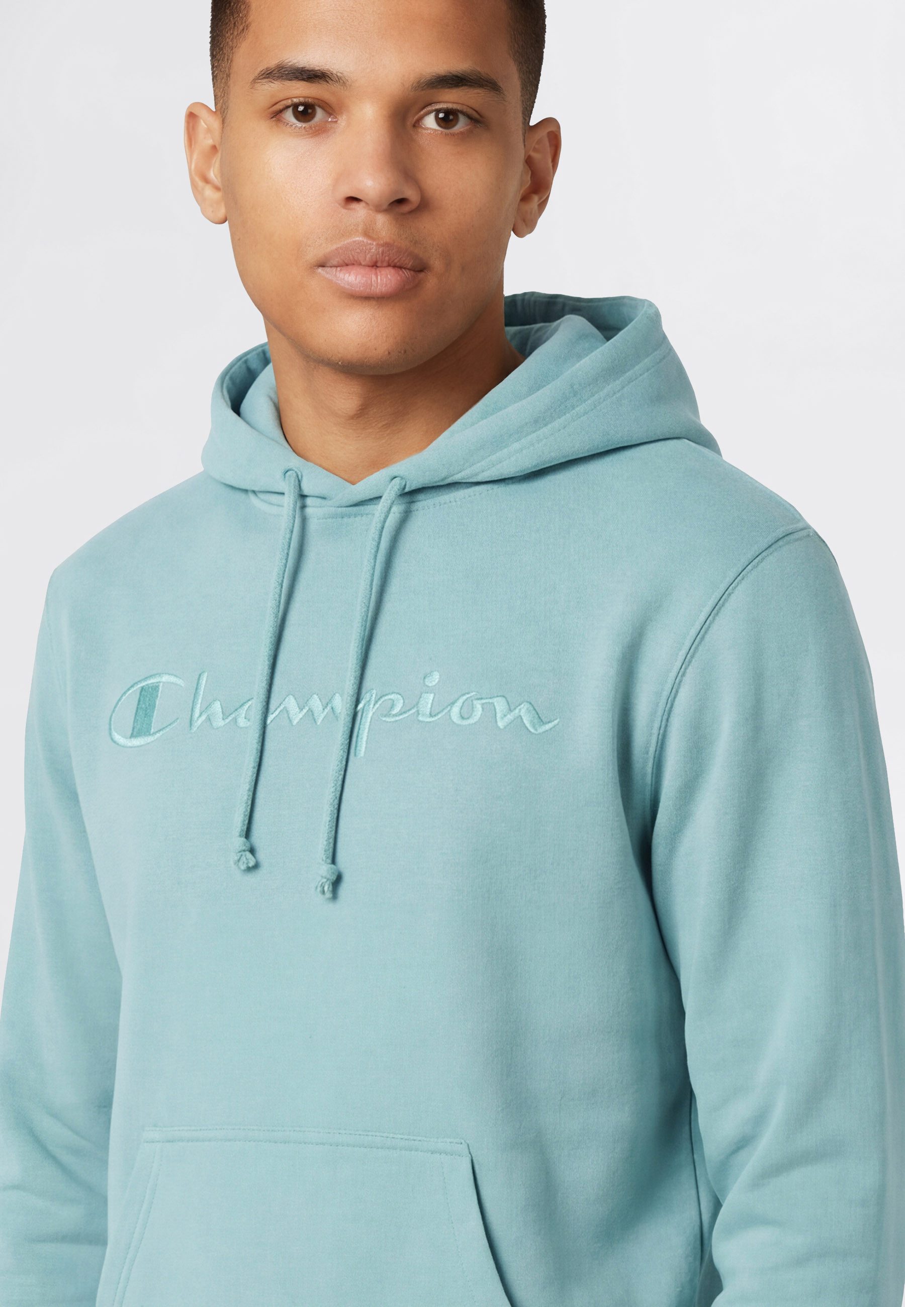 Champion Kapuzensweatshirt ICONS TONAL Terry Hoodie with Big Logo mit Kapuze, Langarm-Design, aus Baumwolle und Polyester