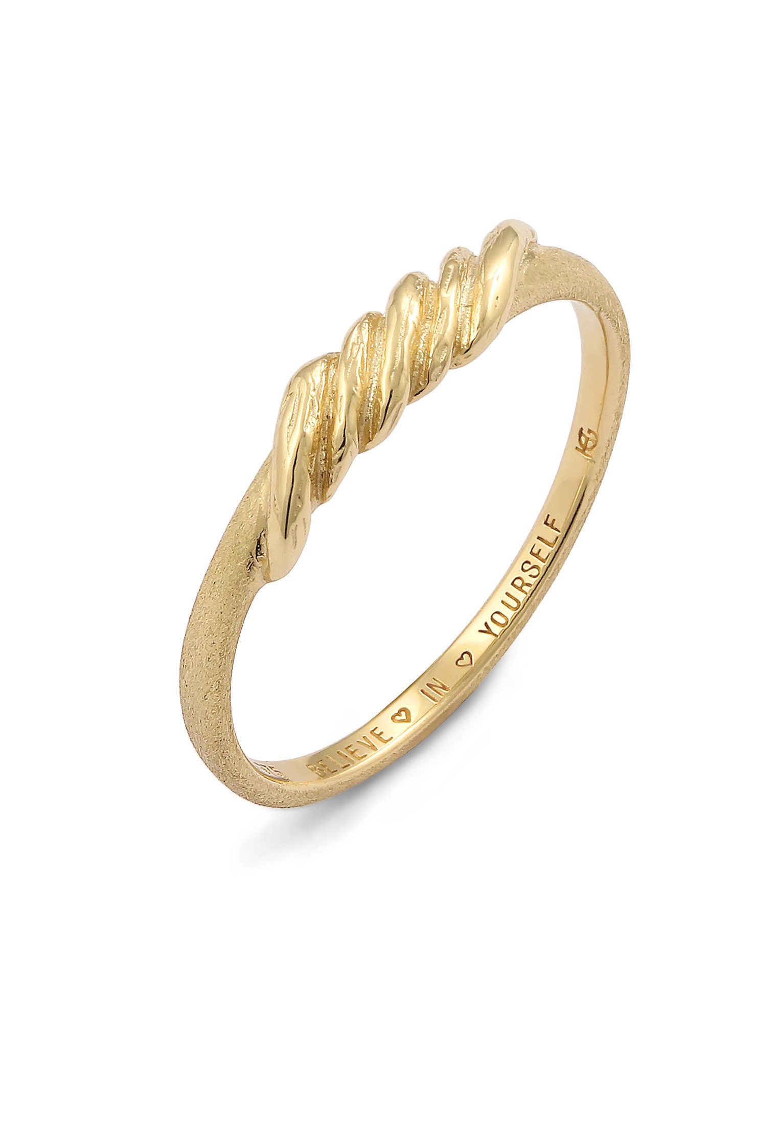 HAZE & GLORY Fingerring Welle 375 Gelbgold - Wave günstig online kaufen