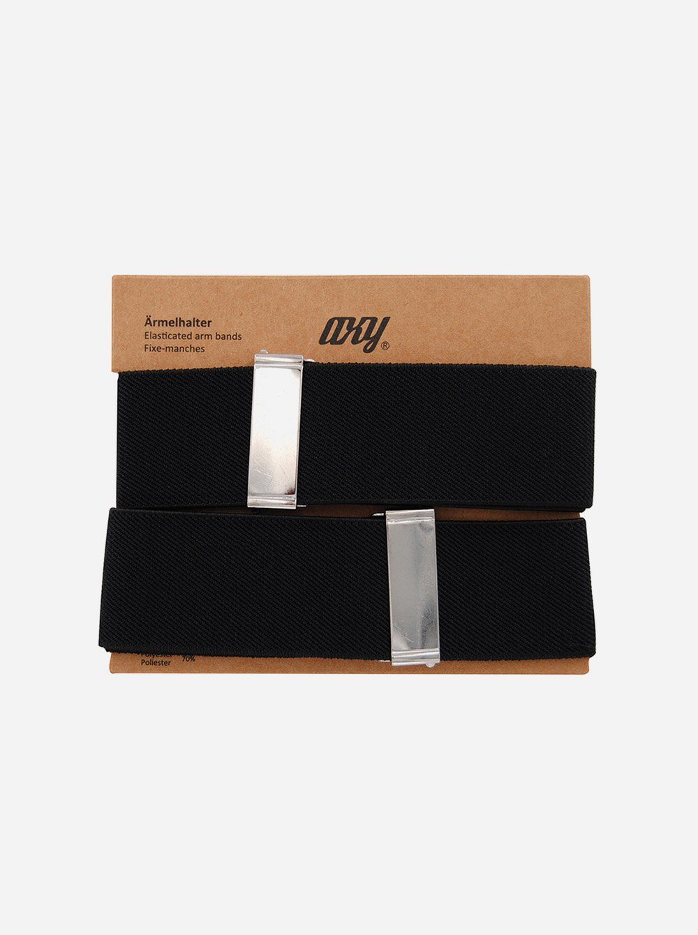 axy Hosenträger 1 Paar Herren Hemd Ärmelhalter 3,5cm Breit (elastisch und größenverstellbar) Hemd Ärmelhalter Hülsenhalter Ärmelband – Bild 2 von 2