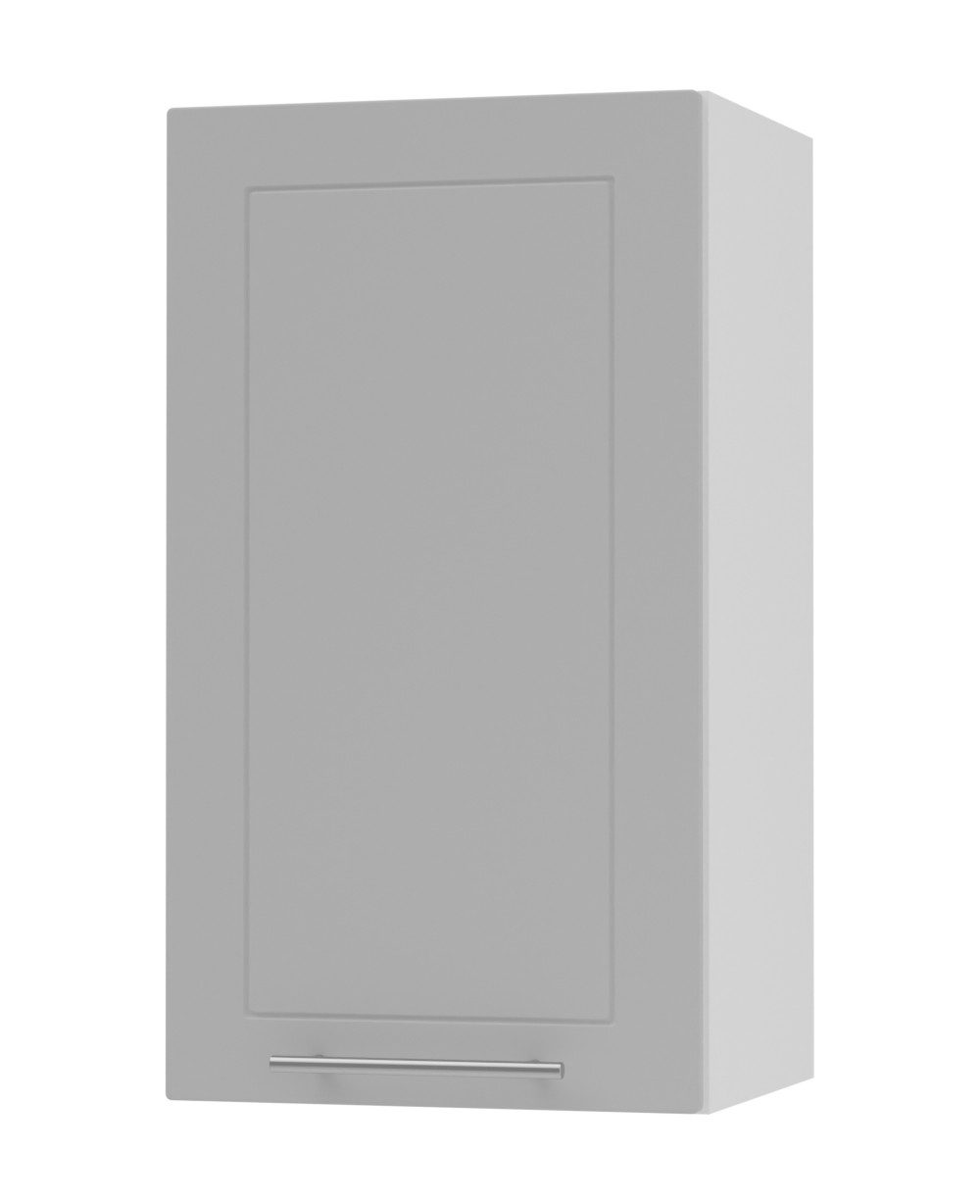 RAL 7040 fenstergrau matt | Korpus: weiß