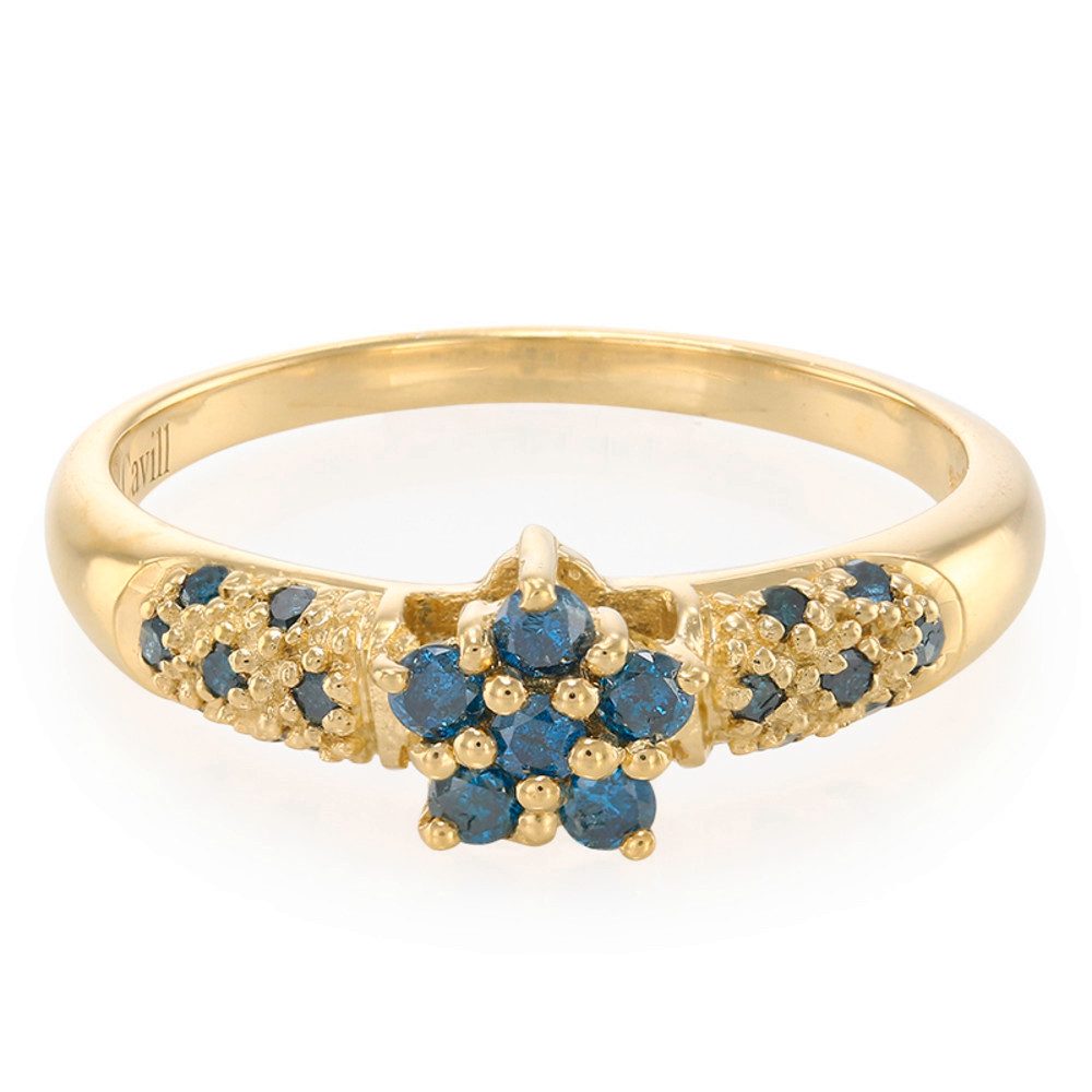 Cavill Diamantring Cavill Ring aus 925er vergoldetem Sterlingsilber, 0,35 c günstig online kaufen