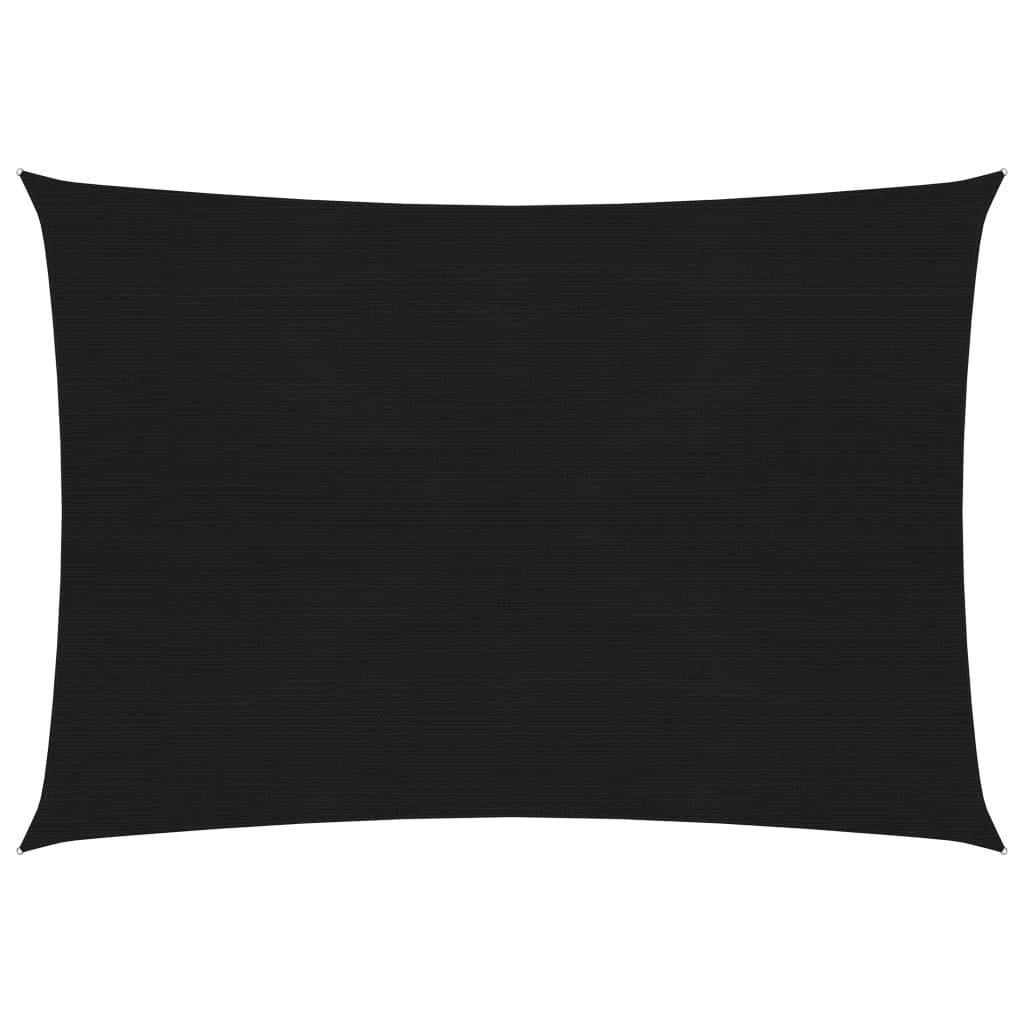 Sonnensegel 35 x 5 m Sonnensegel 160 g m² Schwarz 3,5x5 m HDPE Beschattung Rechte
