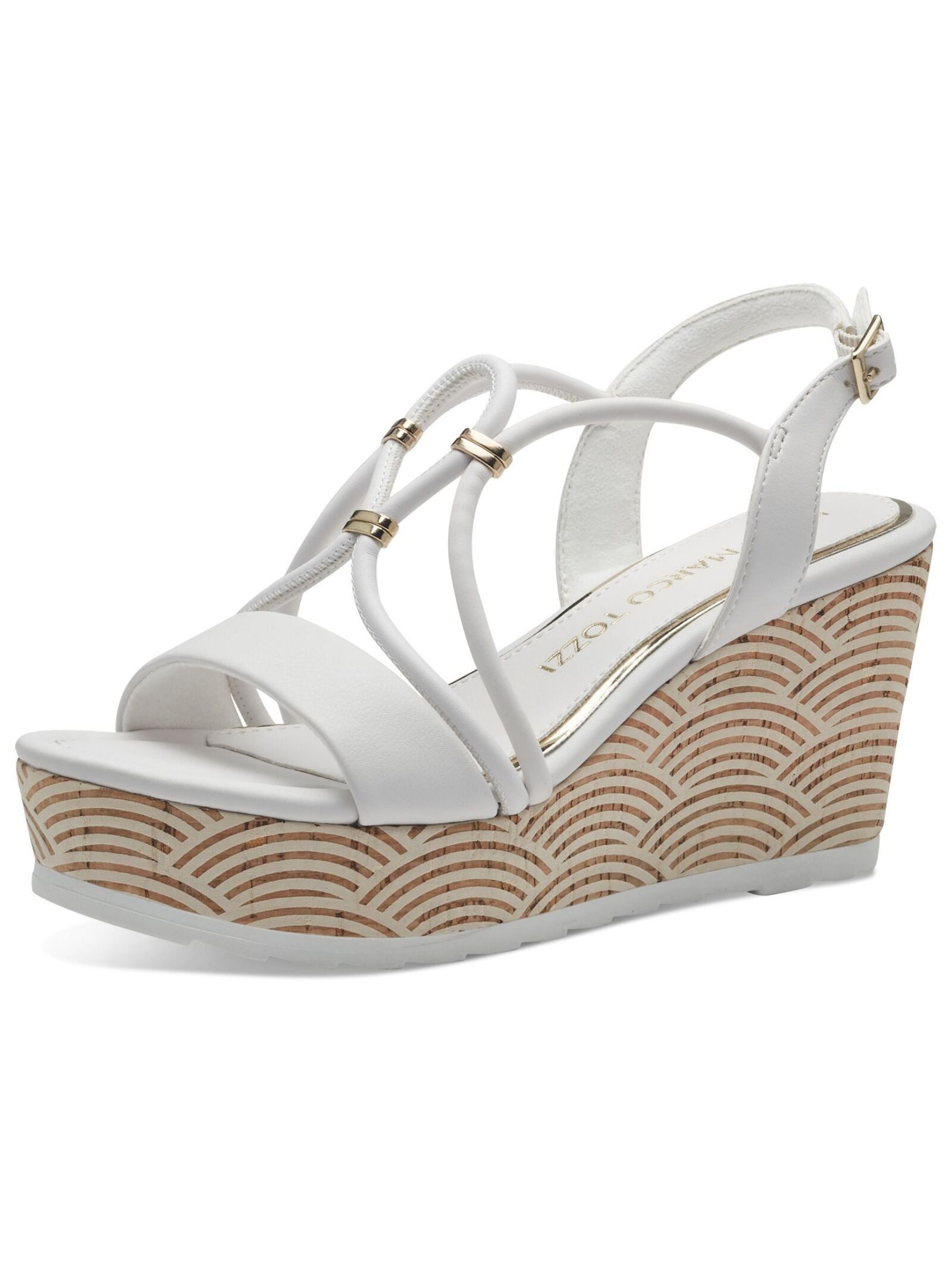 Sandalen Synthetik . Keilsandalette