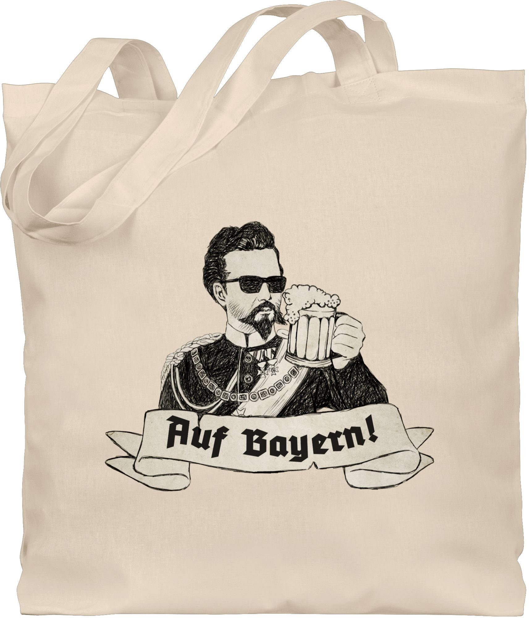 ist ein Schnäppchen Shirtracer Umhängetasche König Ludwig Prost, Mode Oktoberfest Bayern Bayern Auf 2 - Naturweiß Tasche für