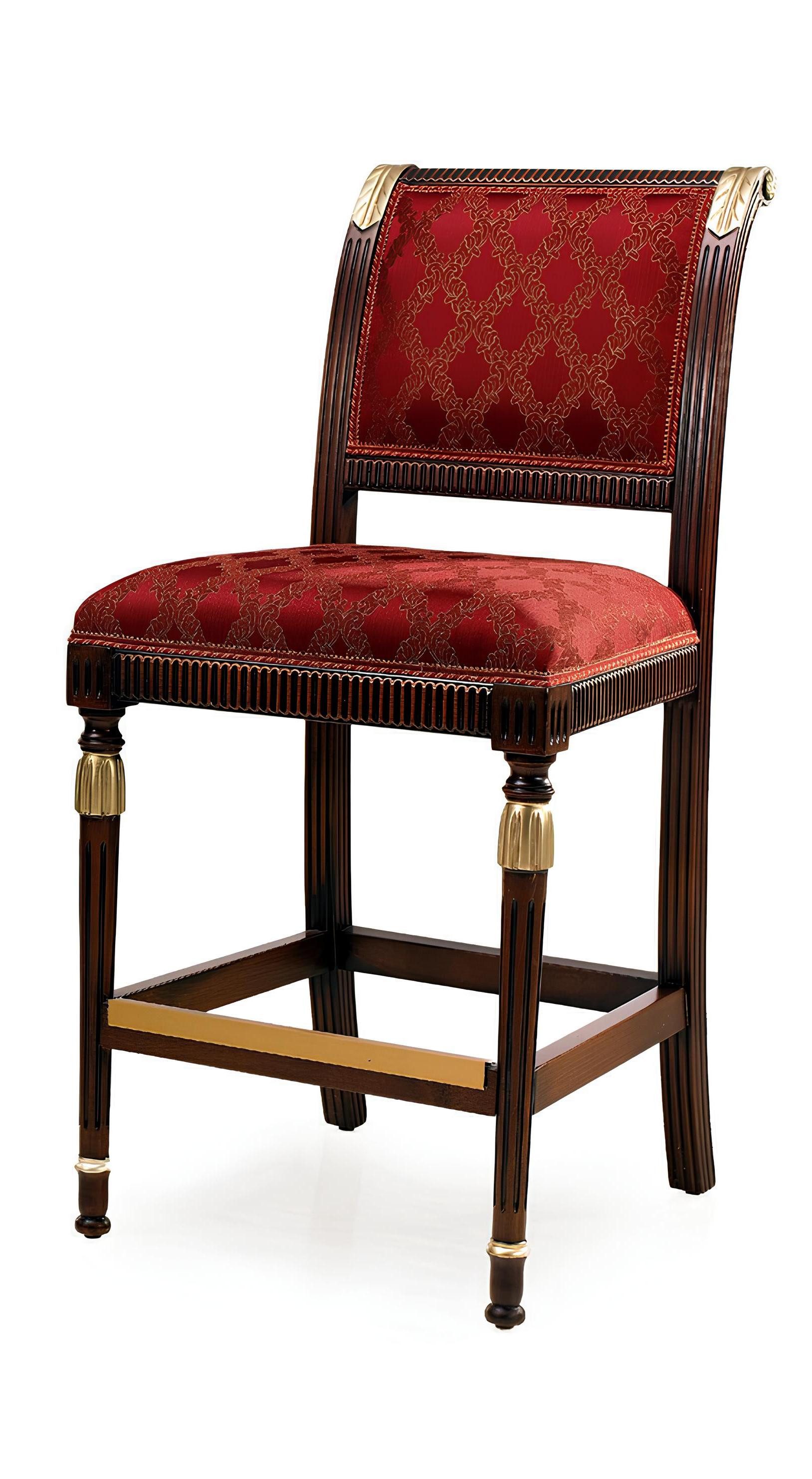 Xlmoebel Barhocker Stühle für die Bar mit Samtbezug und Lehne (Barhocker), Hergestellt in Europa