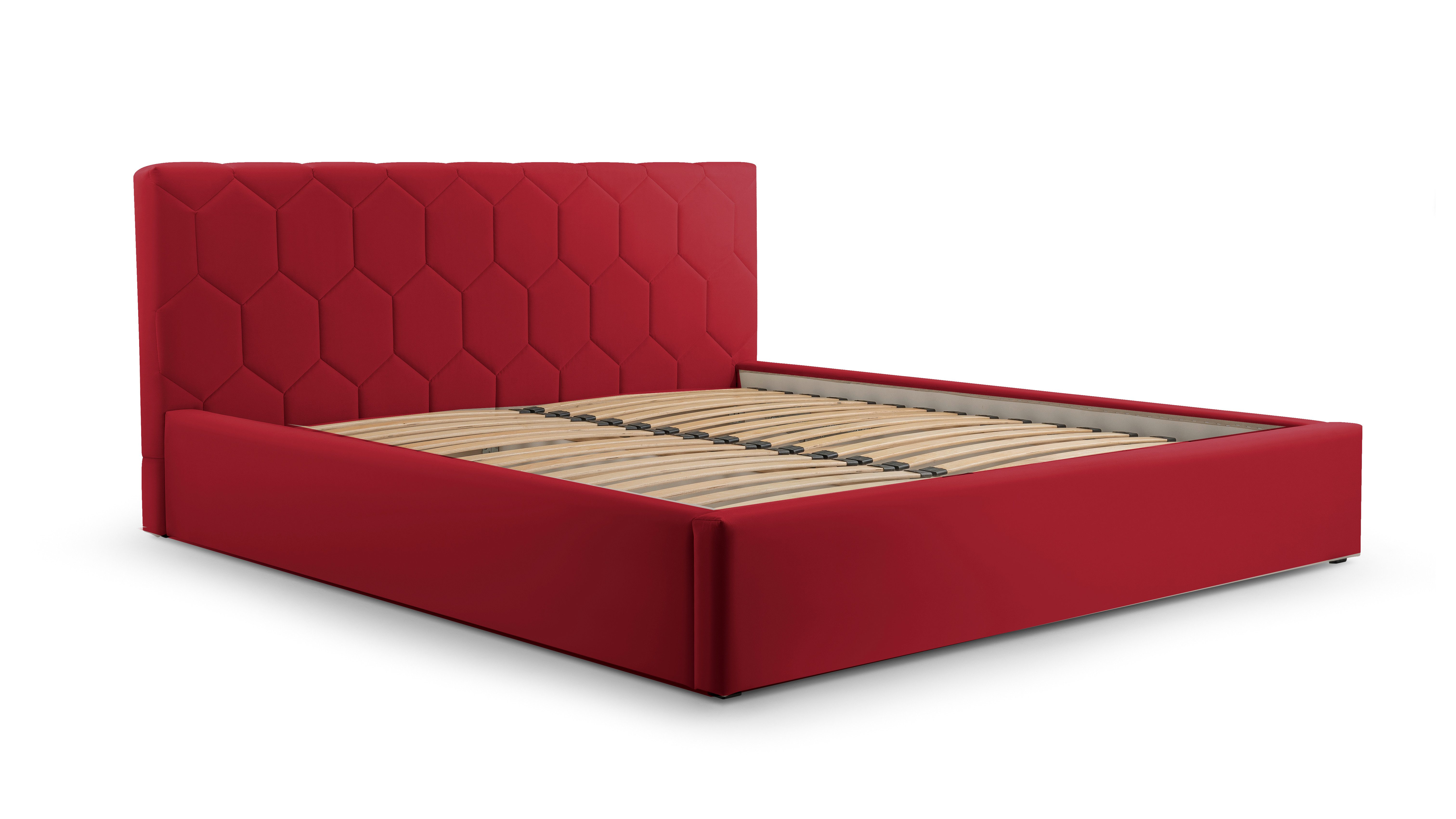 MOEBLO Polsterbett Bett 02 (aus Samt, günstig online kaufen