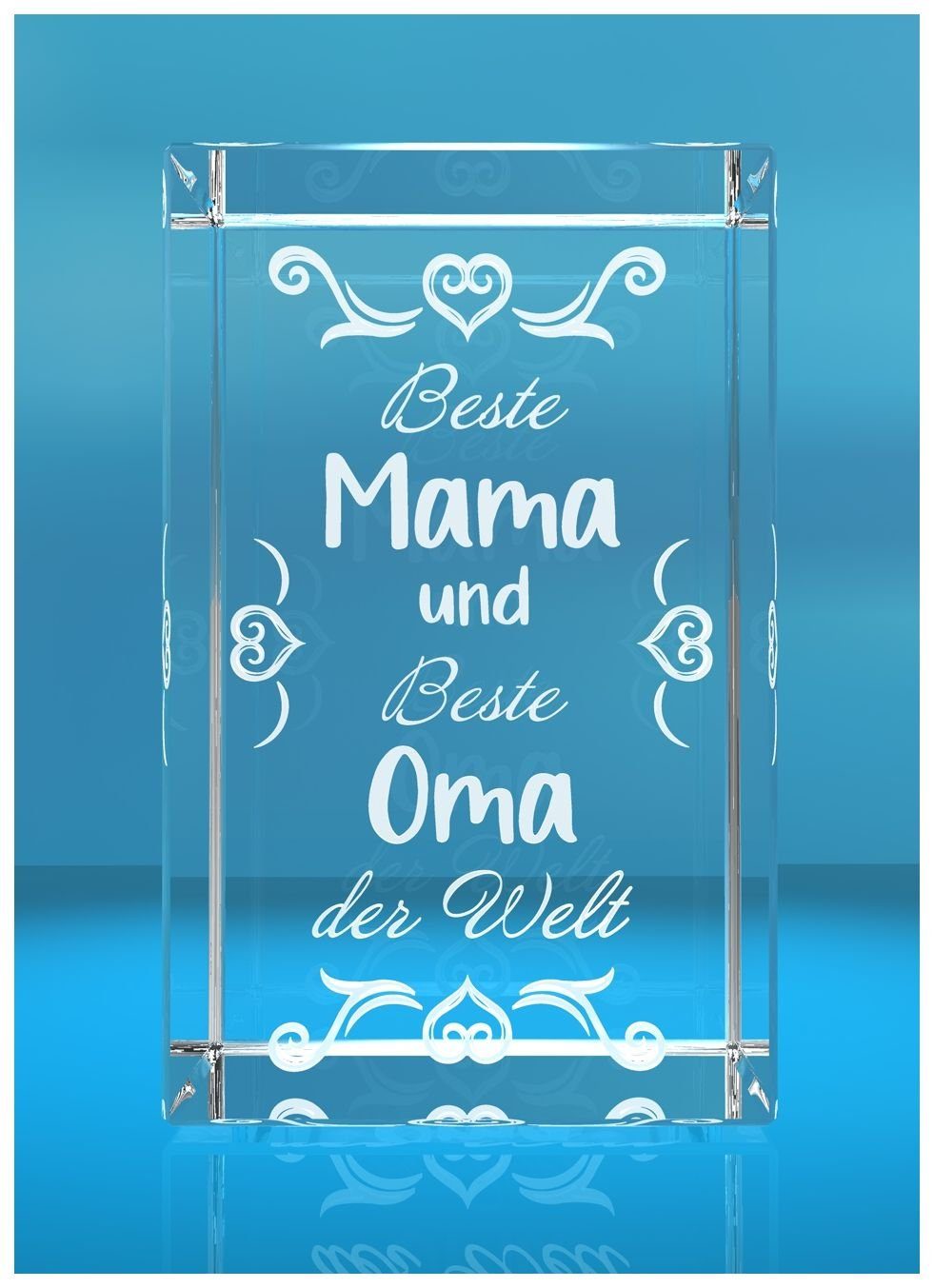 Dekofigur 3D Glasquader I Beste Mama günstig online kaufen