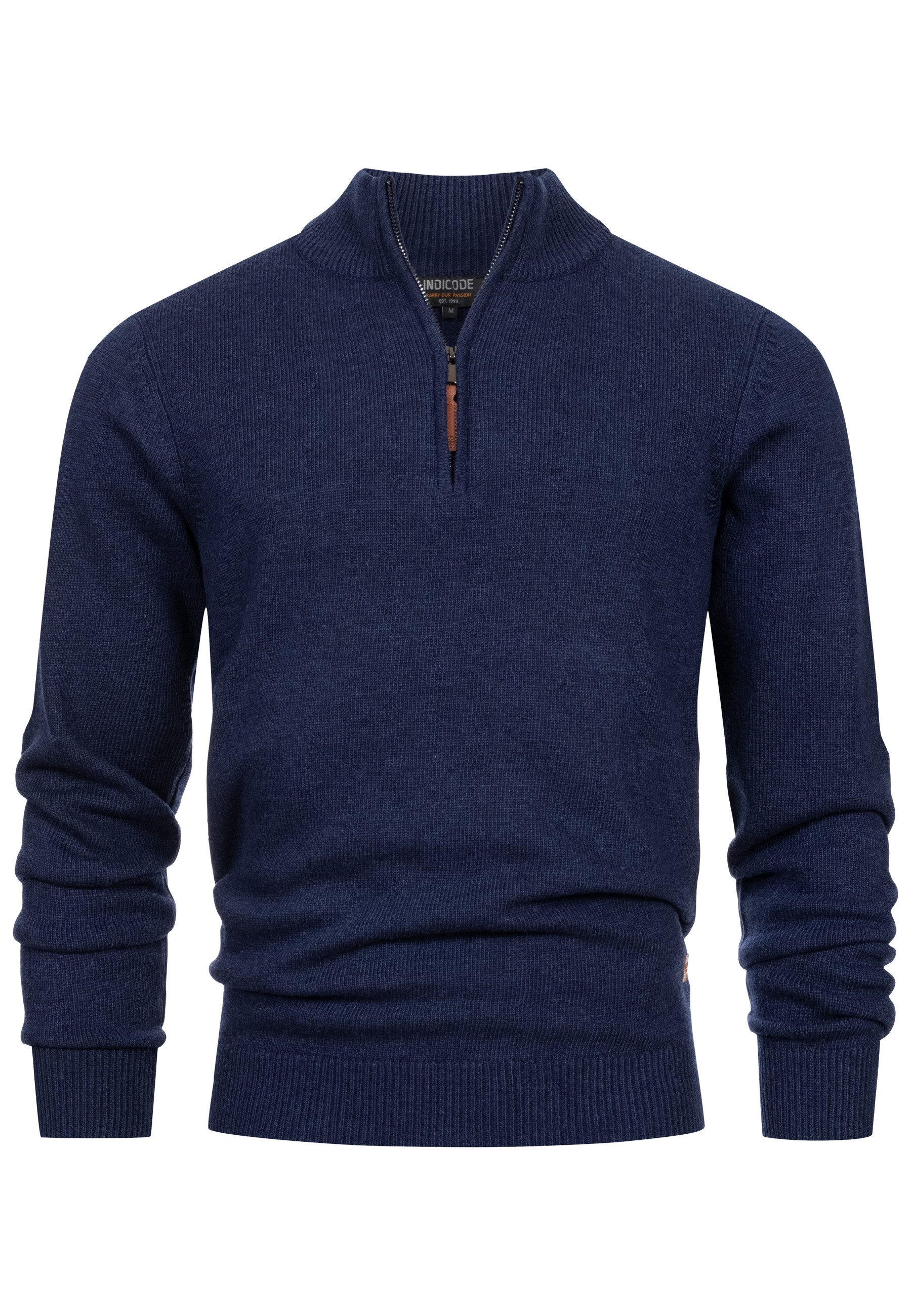 Indicode Strickpullover INMargous Half-Zip Herren 1/2 günstig online kaufen