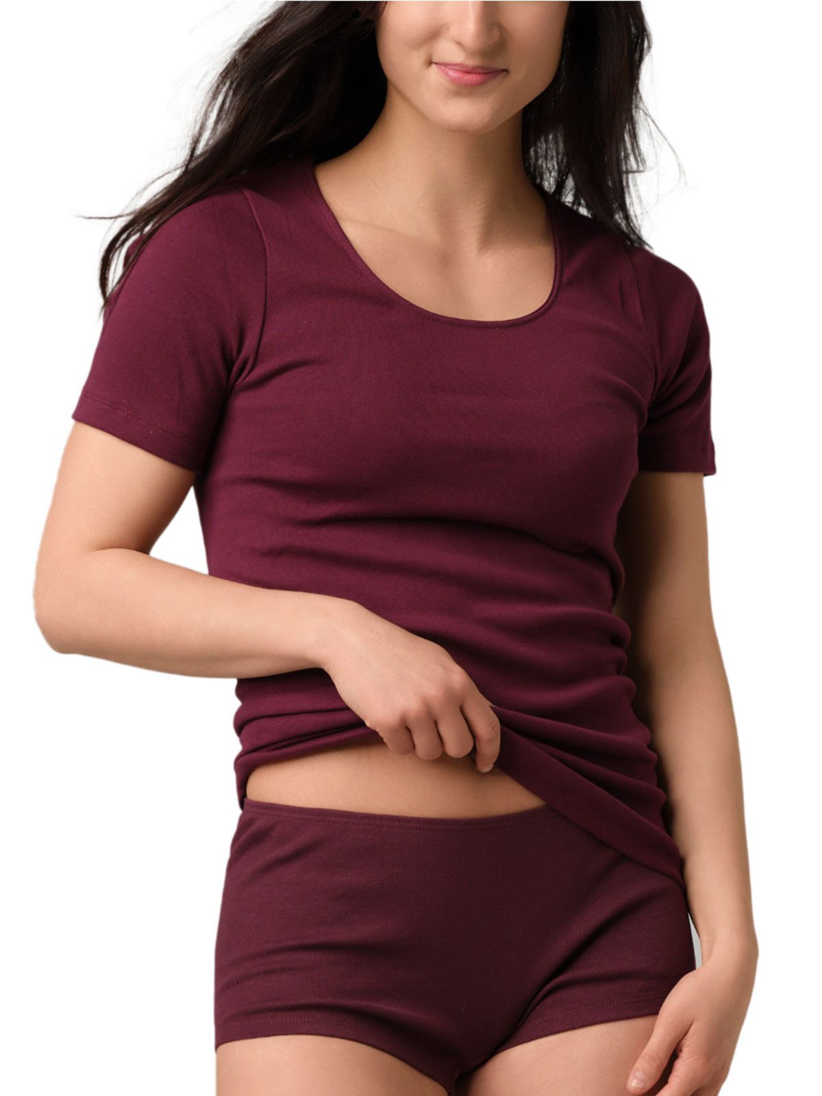 COMAZO Unterhemd Damen T-Shirt 2791 (Stück, 1-St) Vegan günstig online kaufen