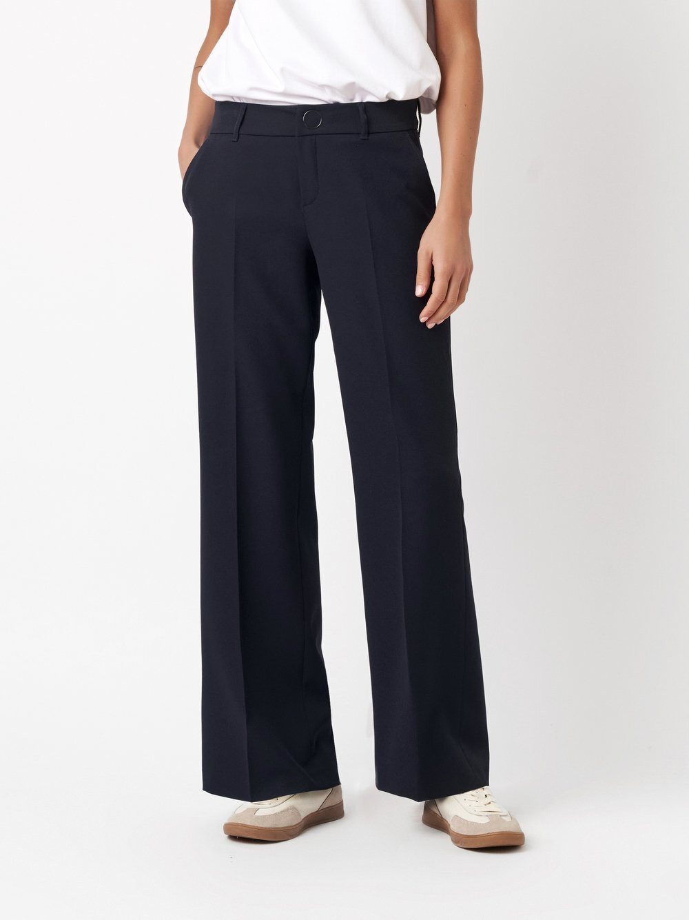 ROSNER Bügelfaltenhose May_305 (1-tlg) mit weitem Beinverlauf günstig online kaufen