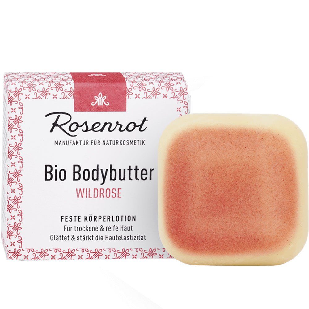 Rosenrot Körperbutter Bodybutter Wildrose, 70 g