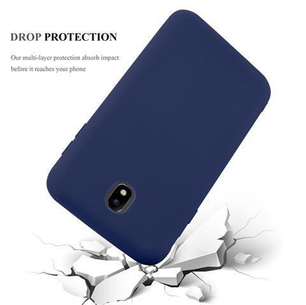Cadorabo Handyhülle für Samsung Galaxy J3 2017 Hülle Samsung Galaxy J3 2017, Flexible TPU Silikon Handy Schutzhülle - Hülle - ultra slim