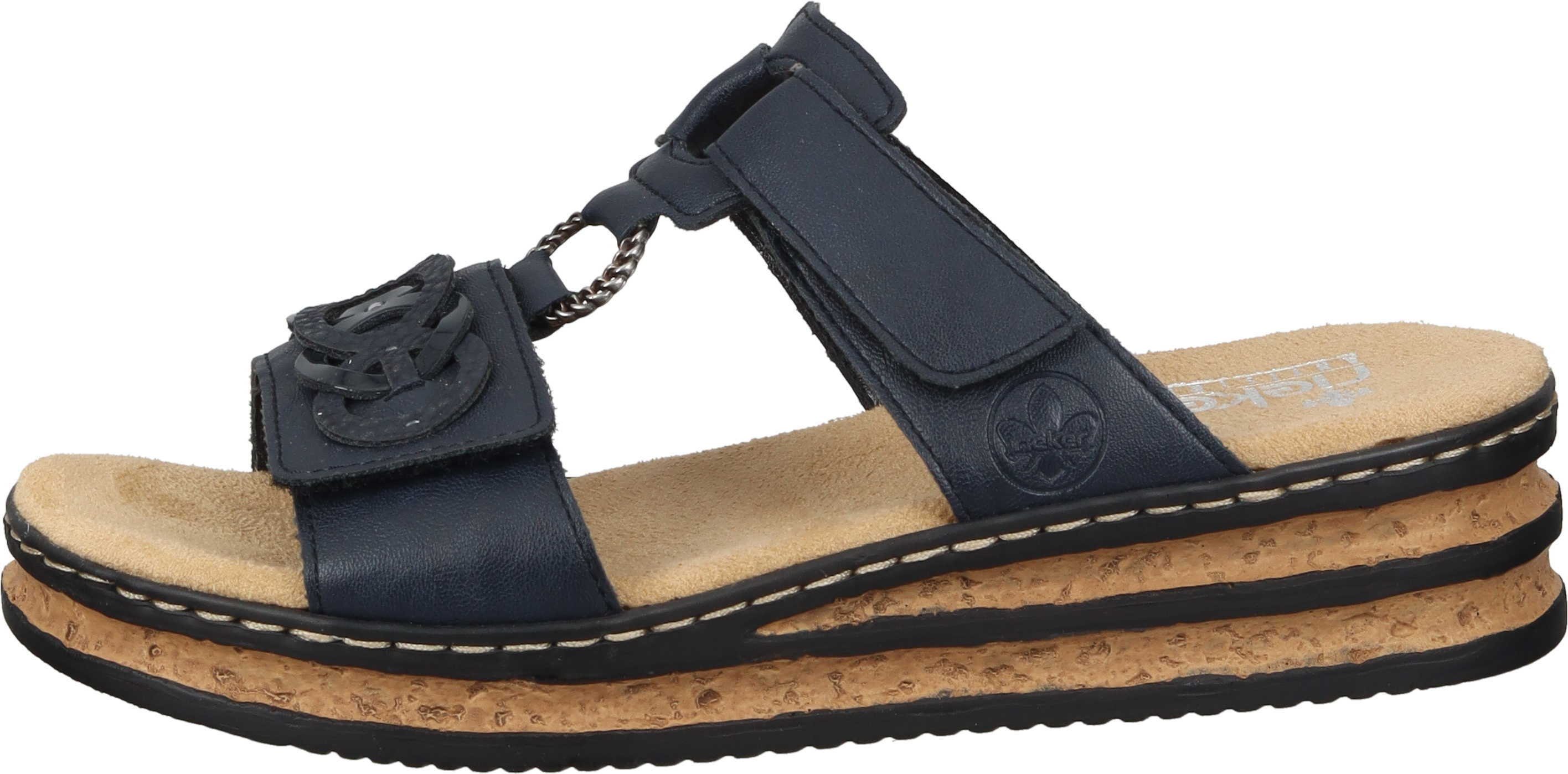 Rieker Pantoletten Pantolette aus strapazierfähigem Synthetik günstig online kaufen