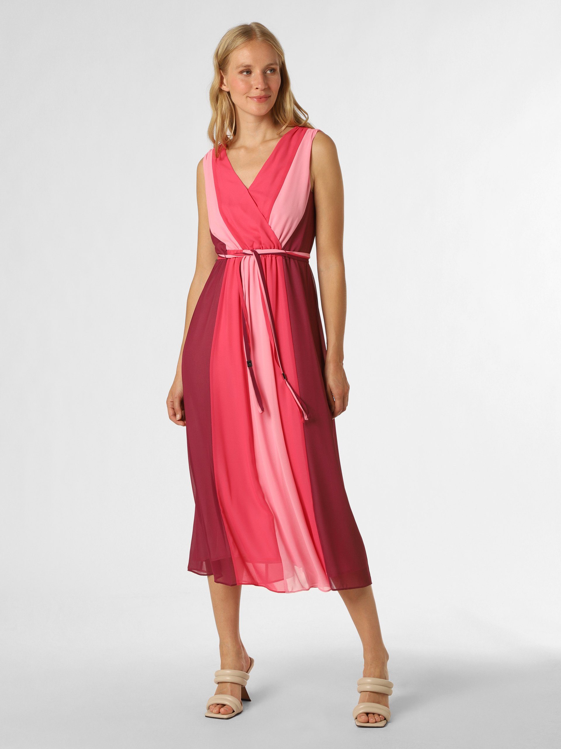 Comma A-Linien-Kleid pink