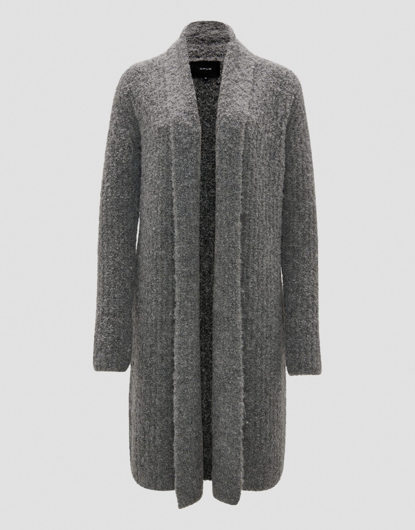 OPUS Longstrickjacke Dulina easy grey günstig online kaufen