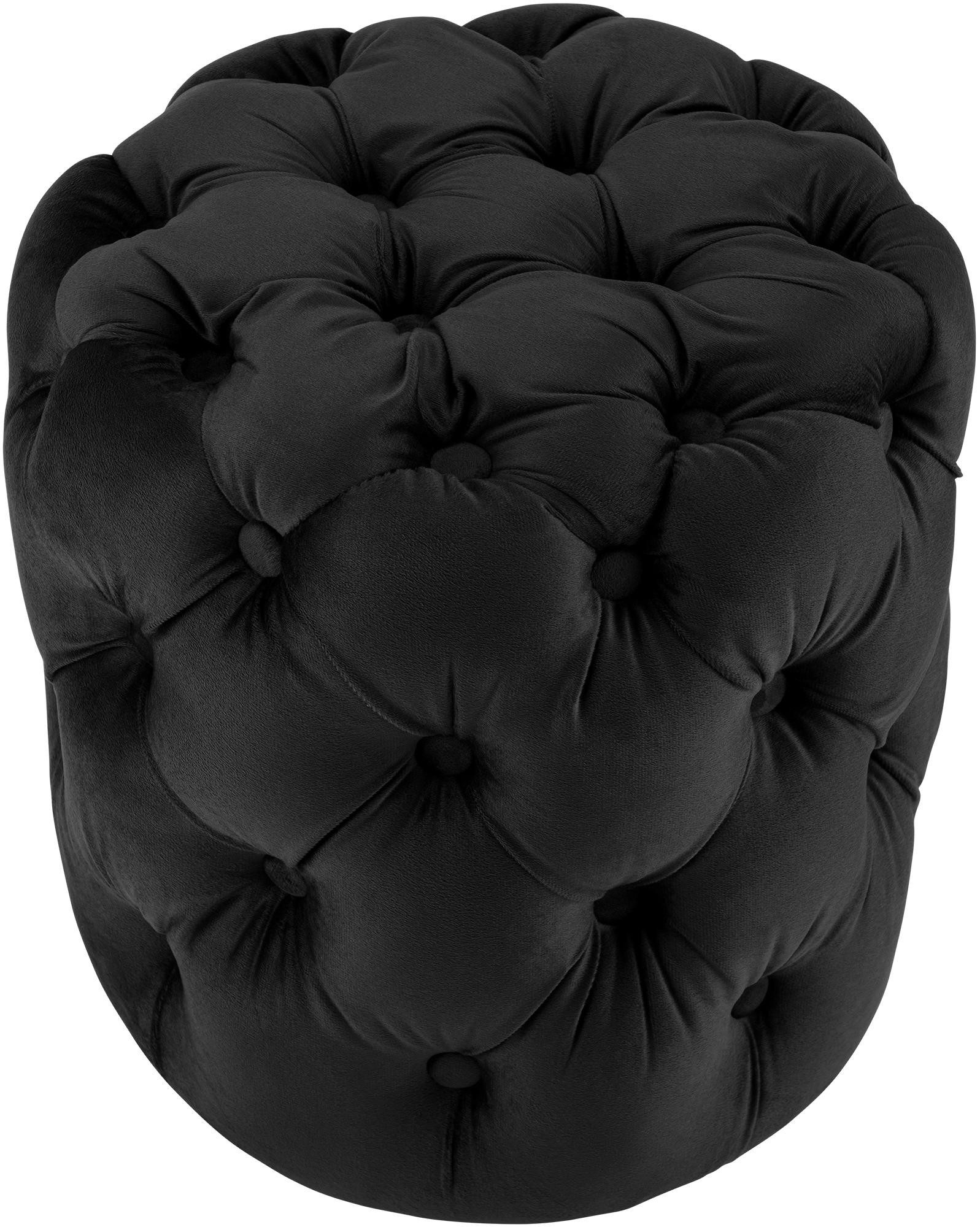 CLP Sitzhocker Drancy Samt, gepolstert mit günstig online kaufen