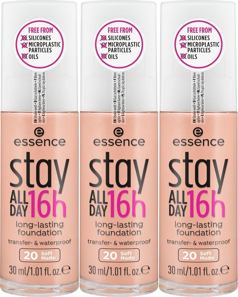 DAY long-lasting, 16h ALL Foundation Essence stay