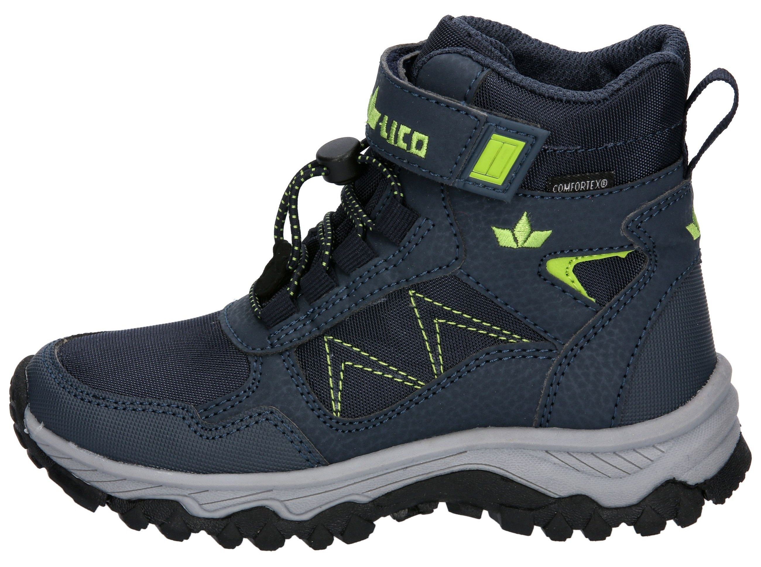 VS Schnürboots Lico navy-lemon Comfortex JOHN mit wasserabweisender