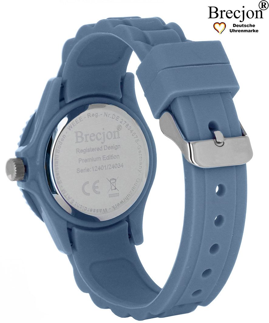 Brecjon Quarzuhr Kinder Armbanduhr Lernuhr 5ATM Silikon, kostenloser Versand – Bild 4 von 5
