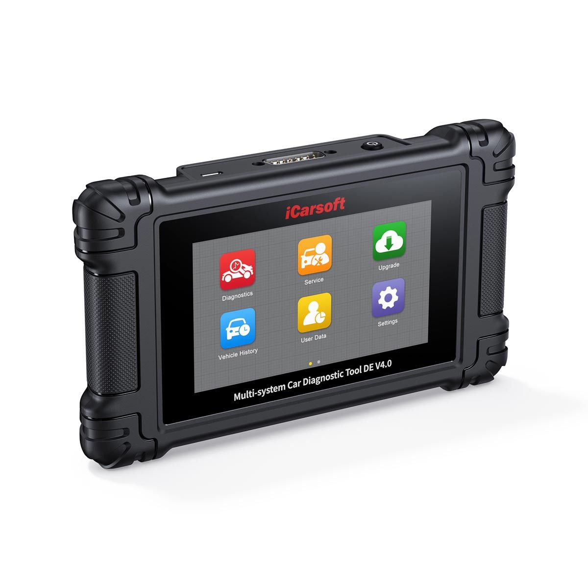 iCarsoft OBD2-Diagnosegerät DE V4.0 für deutsche Fahrzeugmarken, Professionelle Diagnose-, Wartungs-, Codierungs- und Servicefunktionen