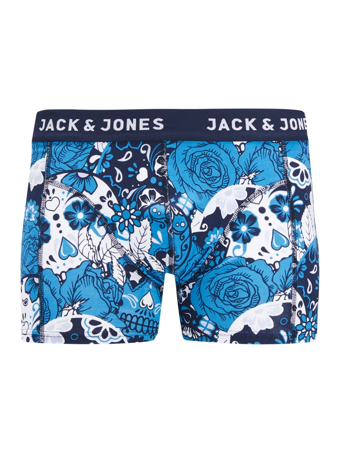 Pack) 5er Jacvel gute Baumwollqualität durch (5-St., 4 elastische & Jones Boxershorts Detail Passform Jack Mix