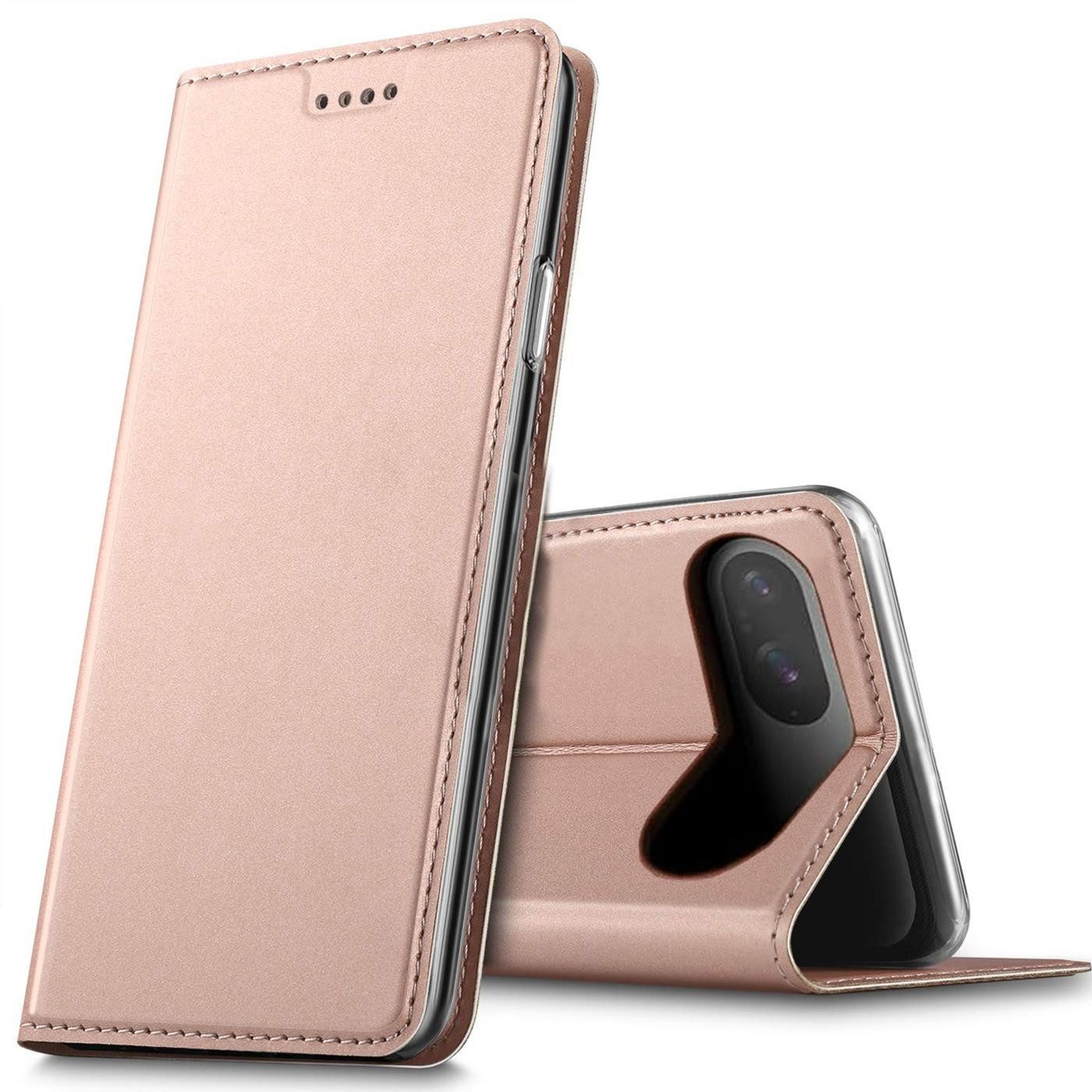 CoolGadget Handyhülle Magnet Case Handy Tasche für Google Pixel 10 6,3 Zoll, Hülle Klapphülle Ultra Slim Flip Cover für Pixel 10 Schutzhülle