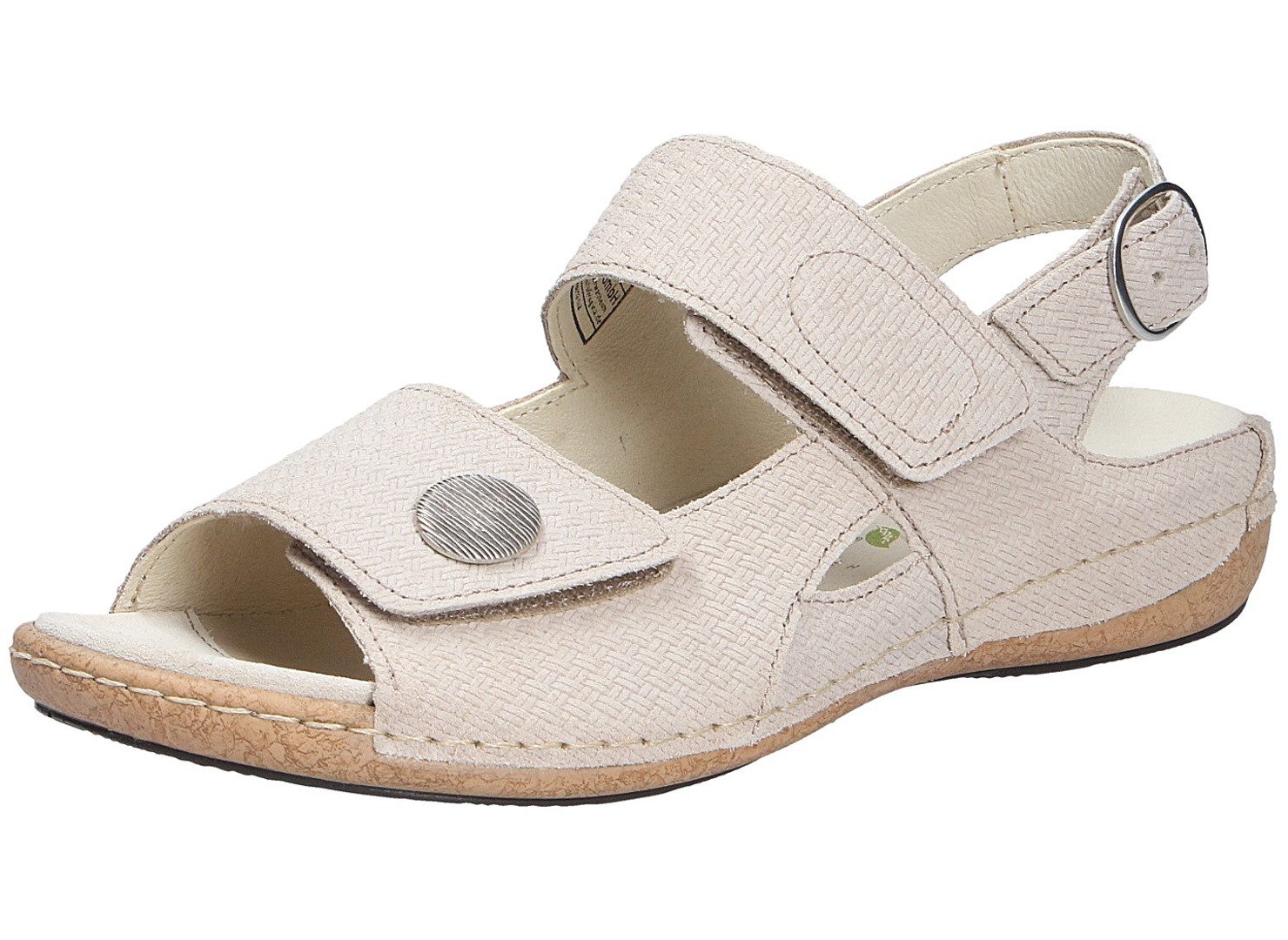 Waldläufer Damen Sandale HELIETT beige Größe Sandale