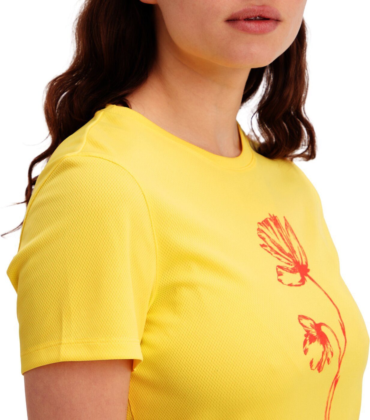 W 175 LIGHT YELLOW Konnu T-Shirt Da.-T-Shirt McKINLEY