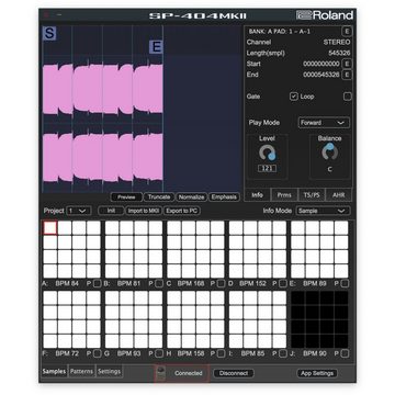 Roland Synthesizer (Groove-Tools, Sampler), SP-404 MK II - Sampler