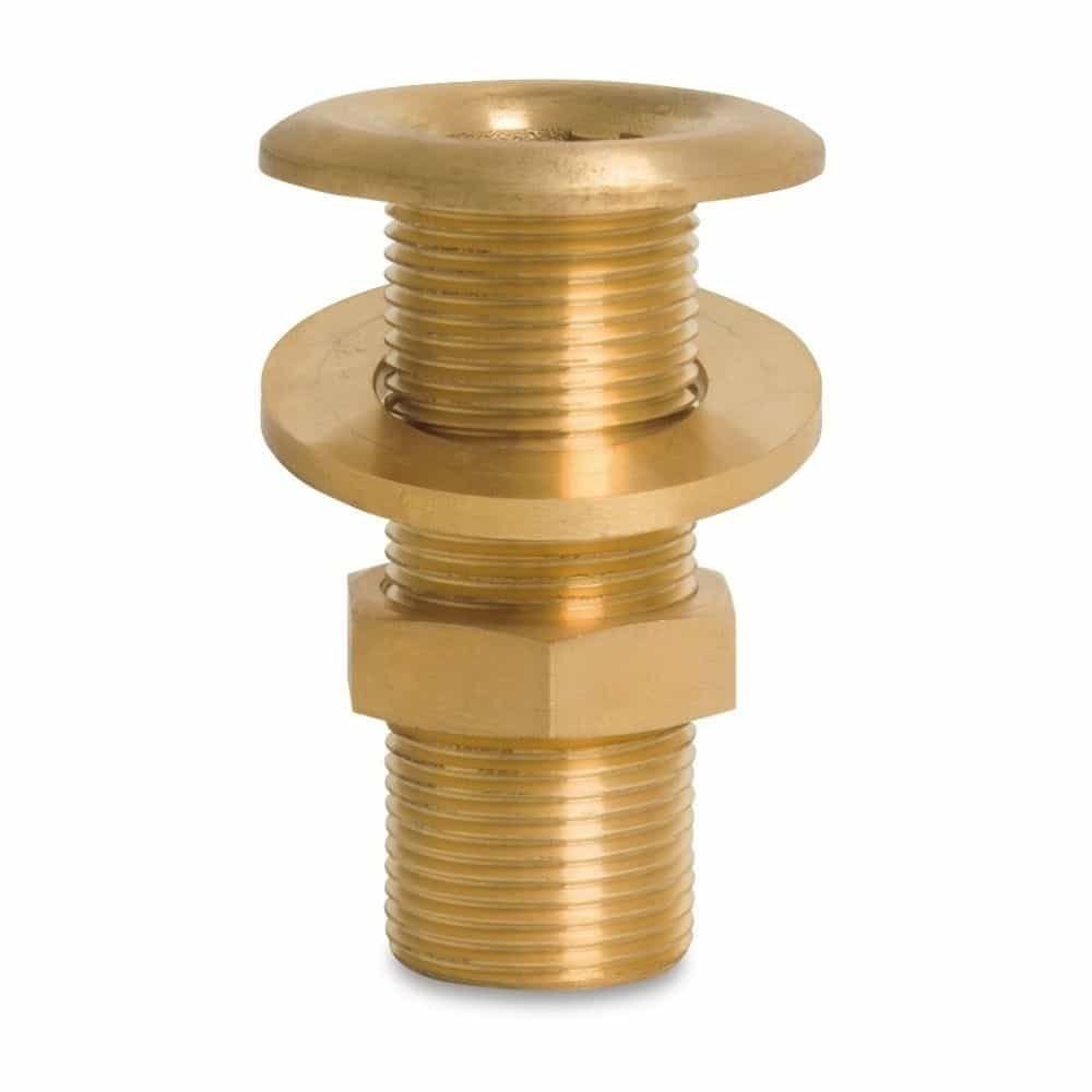 KLASEBO® Gewindefitting Messingfitting, Gewindefitting, Boni, Durchgangsverschraubung 3/8", AG, Sanitär, Heizung
